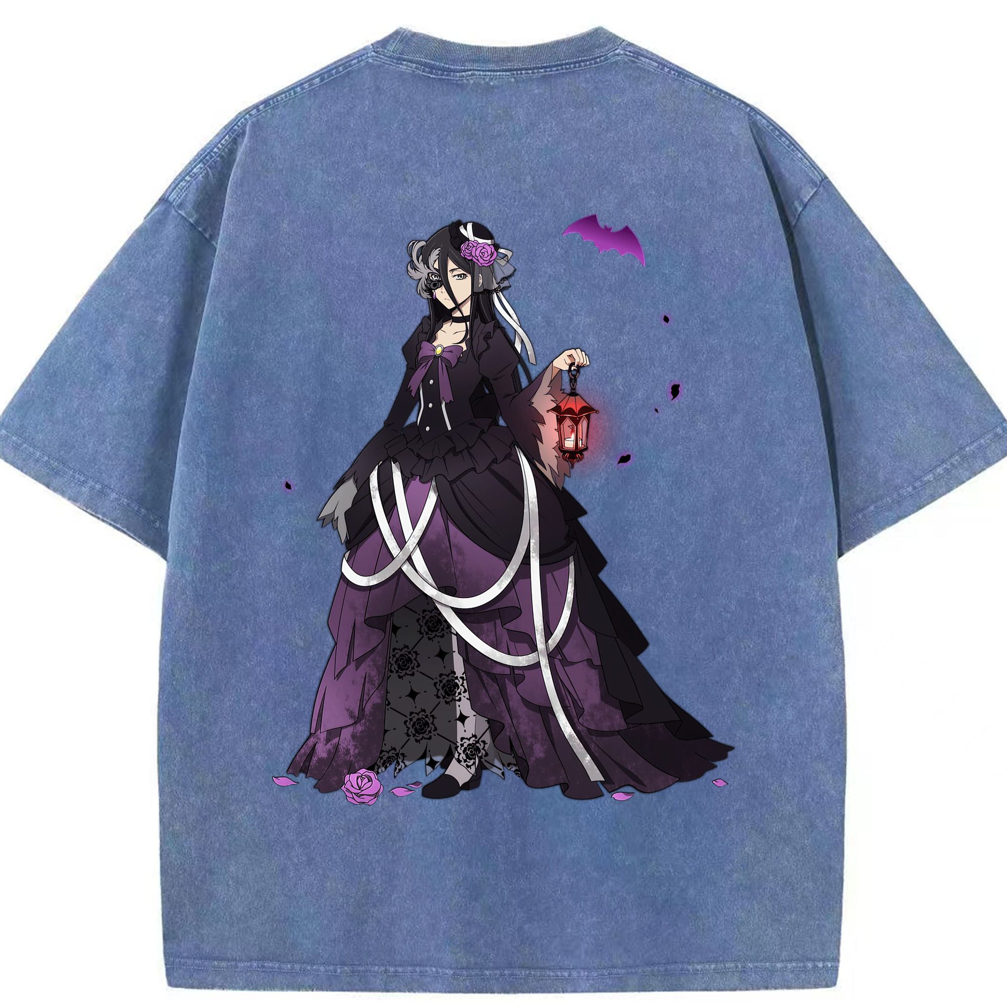 （画像用） 文豪ストレイドッグス Bungo Stray Dogs 綿100% ヴィンテージ風 半袖Tシャツ（背面プリント）