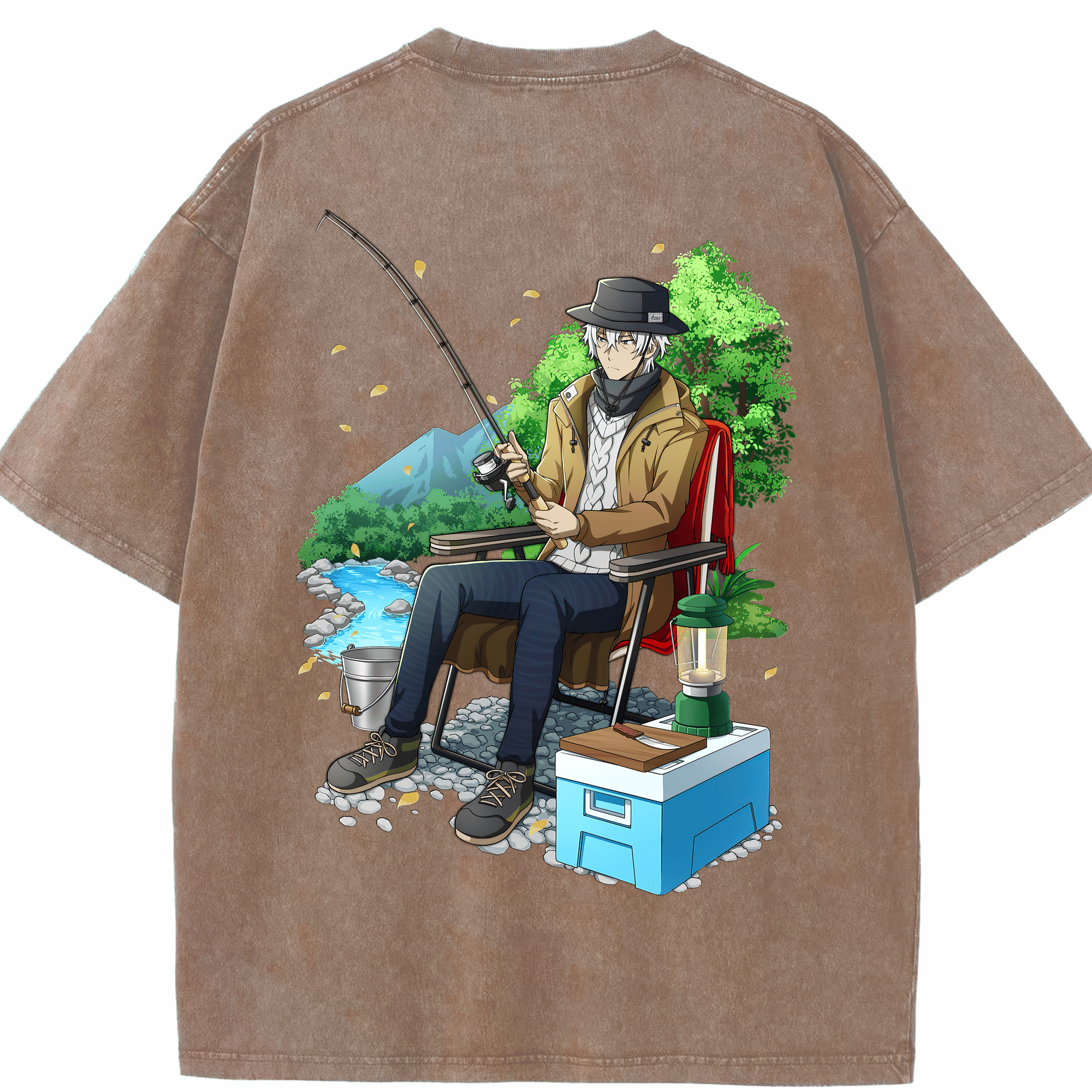 （画像用） 文豪ストレイドッグス Bungo Stray Dogs 綿100% ヴィンテージ風 半袖Tシャツ（背面プリント）