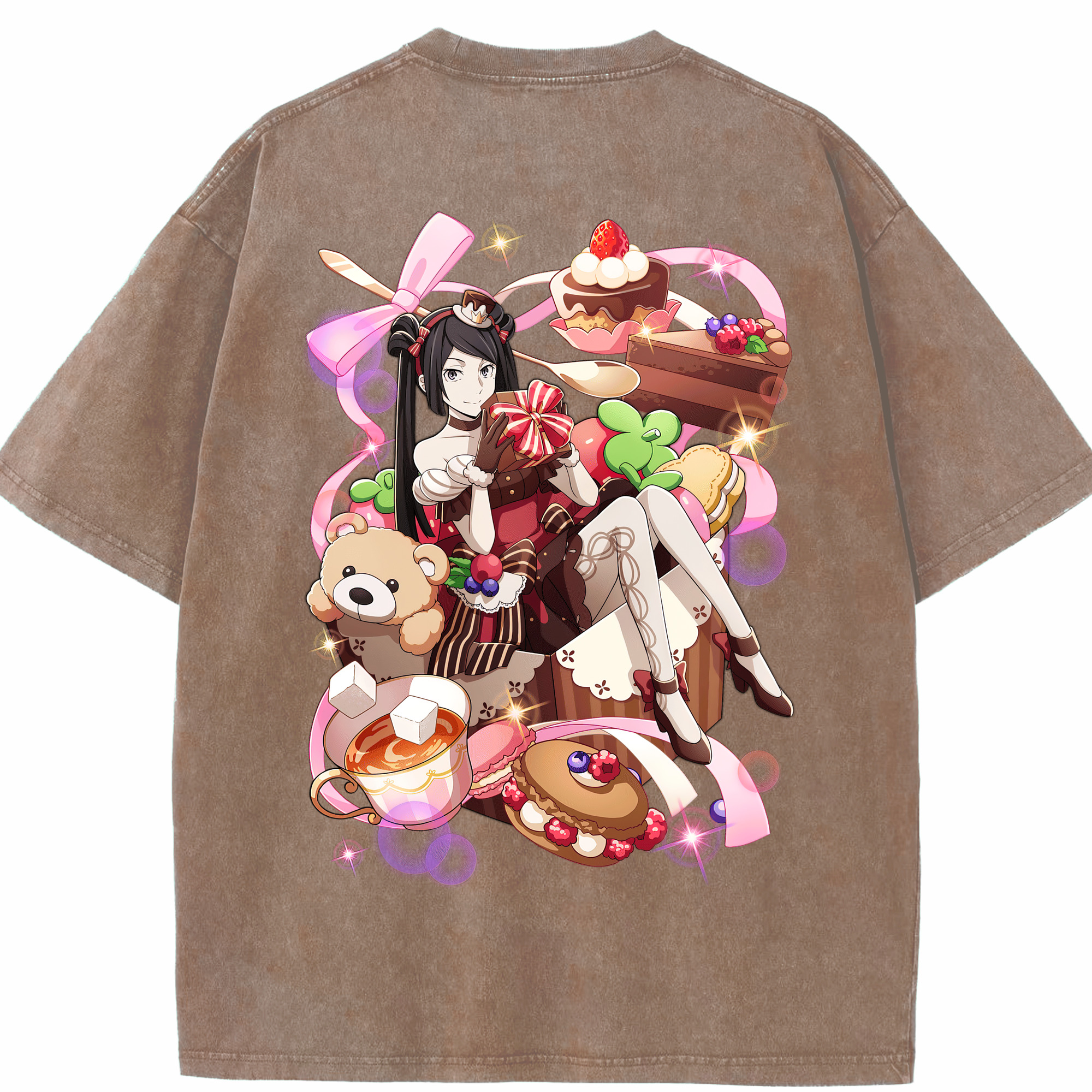 （画像用） 文豪ストレイドッグス Bungo Stray Dogs 綿100% ヴィンテージ風 半袖Tシャツ（背面プリント）