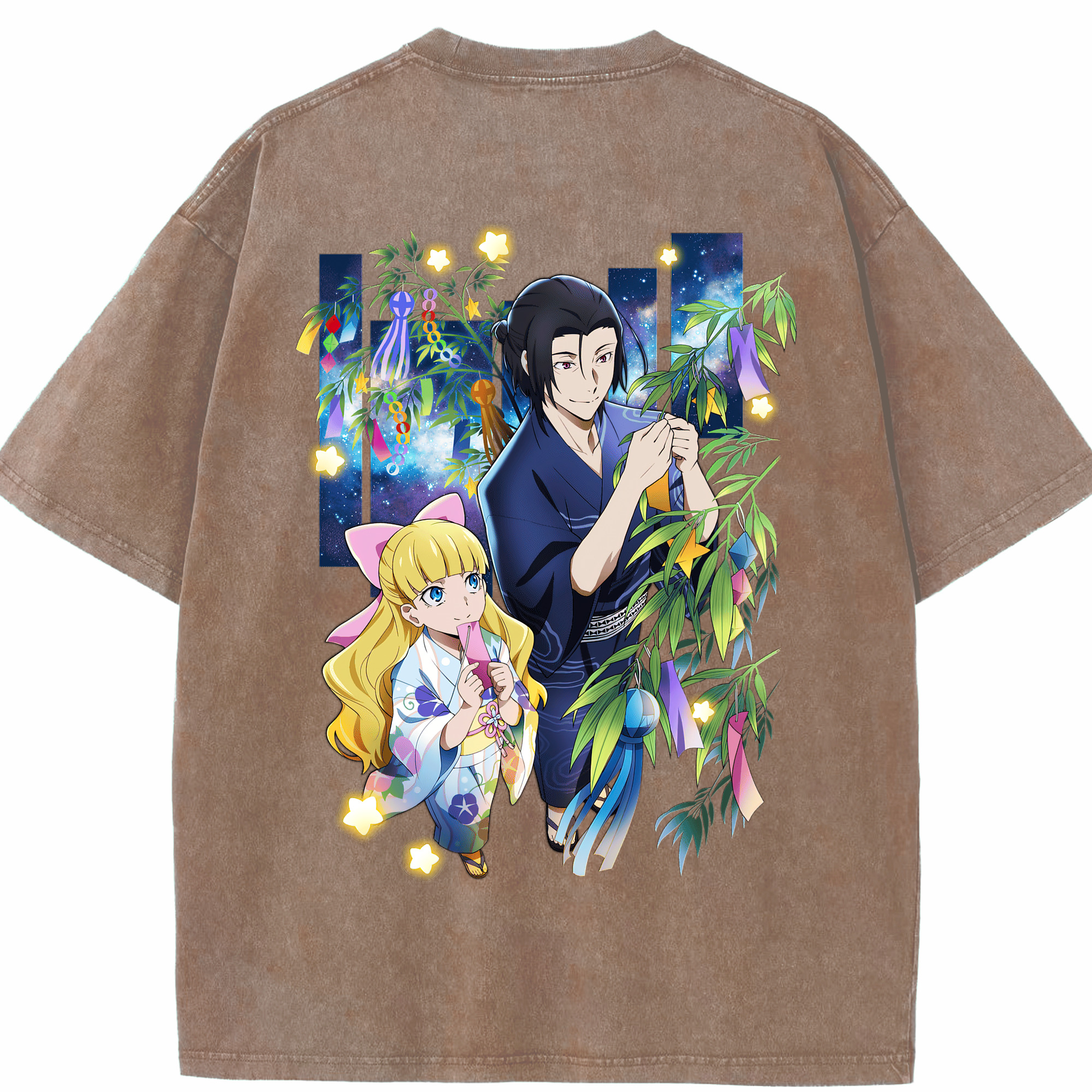 （画像用） 文豪ストレイドッグス Bungo Stray Dogs 綿100% ヴィンテージ風 半袖Tシャツ（背面プリント）