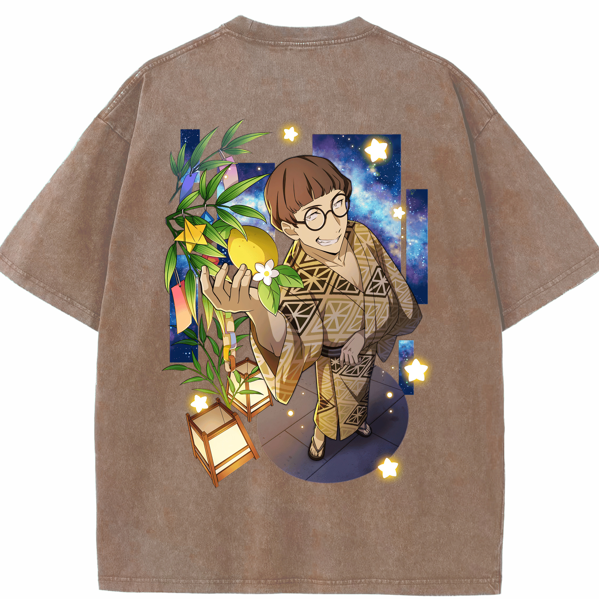 （画像用） 文豪ストレイドッグス Bungo Stray Dogs 綿100% ヴィンテージ風 半袖Tシャツ（背面プリント）