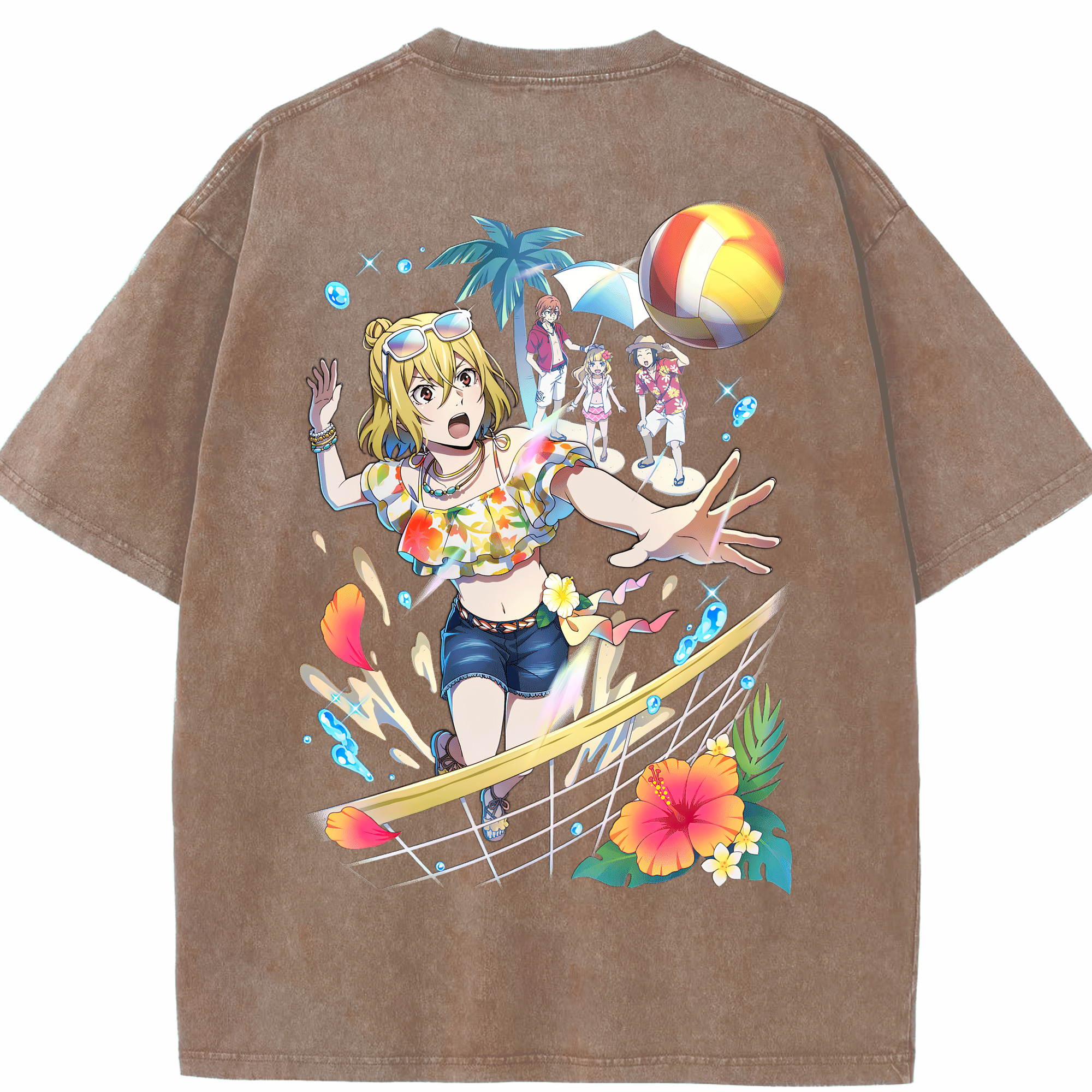 （画像用） 文豪ストレイドッグス Bungo Stray Dogs 綿100% ヴィンテージ風 半袖Tシャツ（背面プリント）