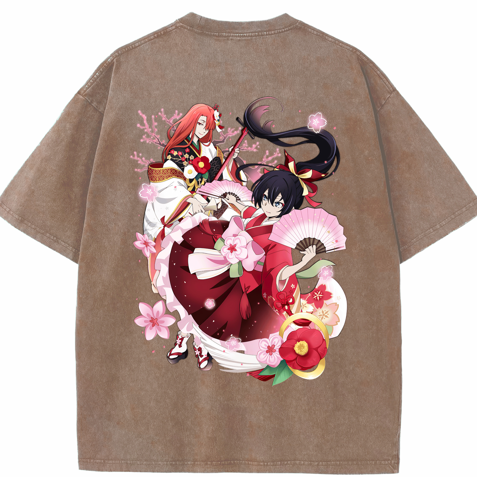 （画像用） 文豪ストレイドッグス Bungo Stray Dogs 綿100% ヴィンテージ風 半袖Tシャツ（背面プリント）