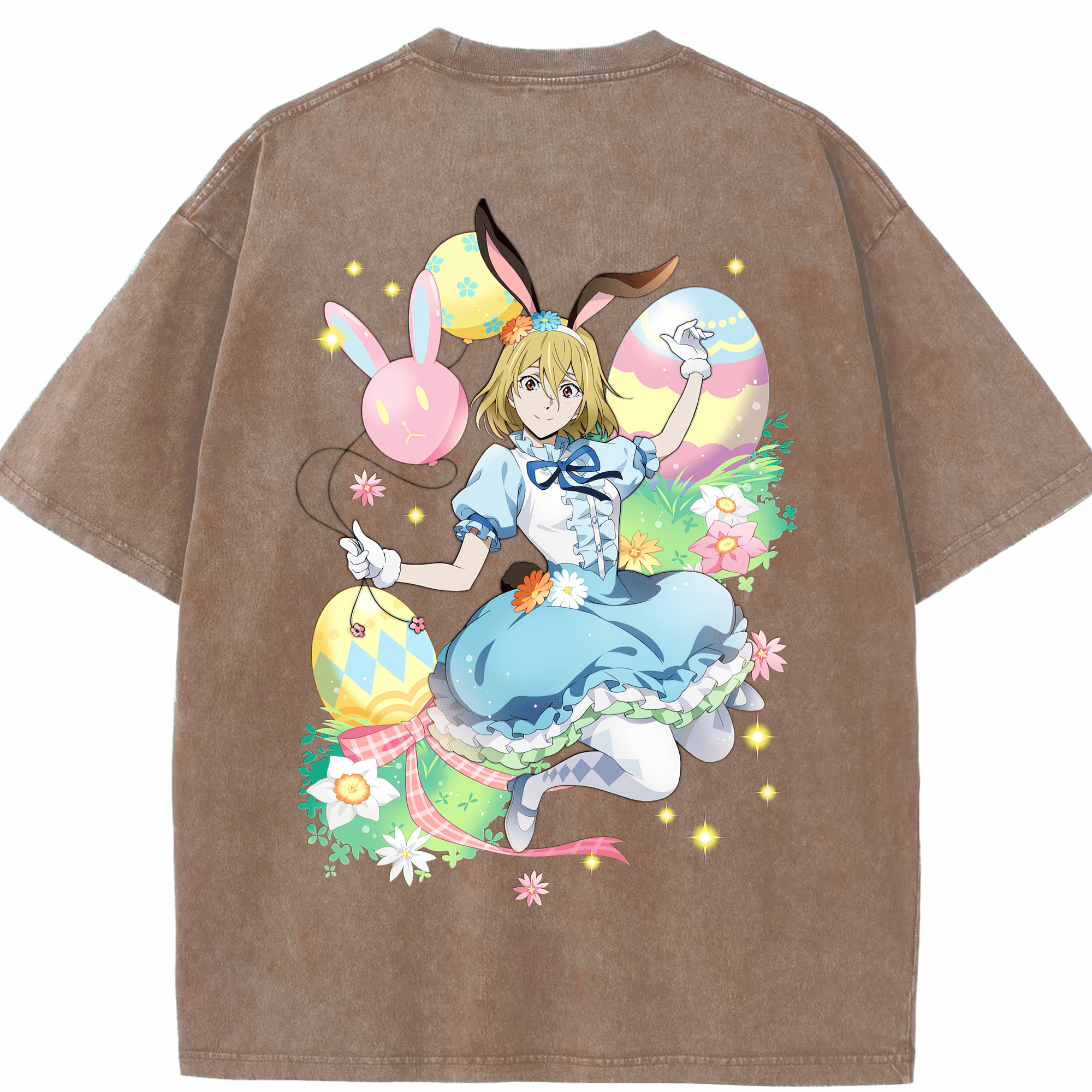 （画像用） 文豪ストレイドッグス Bungo Stray Dogs 綿100% ヴィンテージ風 半袖Tシャツ（背面プリント）