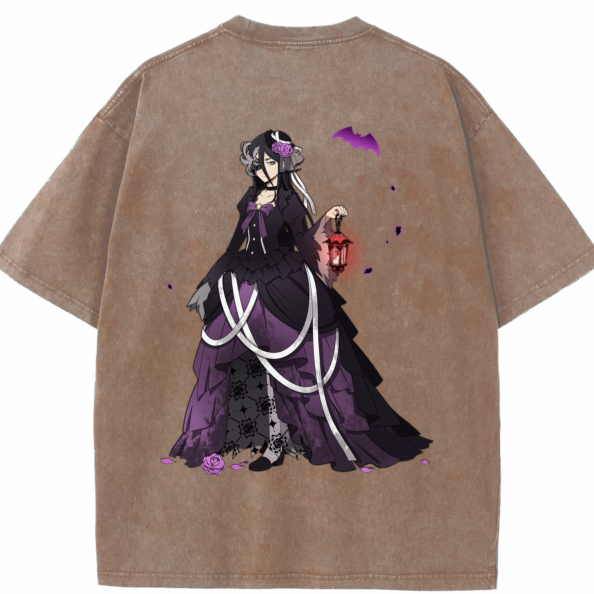 （画像用） 文豪ストレイドッグス Bungo Stray Dogs 綿100% ヴィンテージ風 半袖Tシャツ（背面プリント）