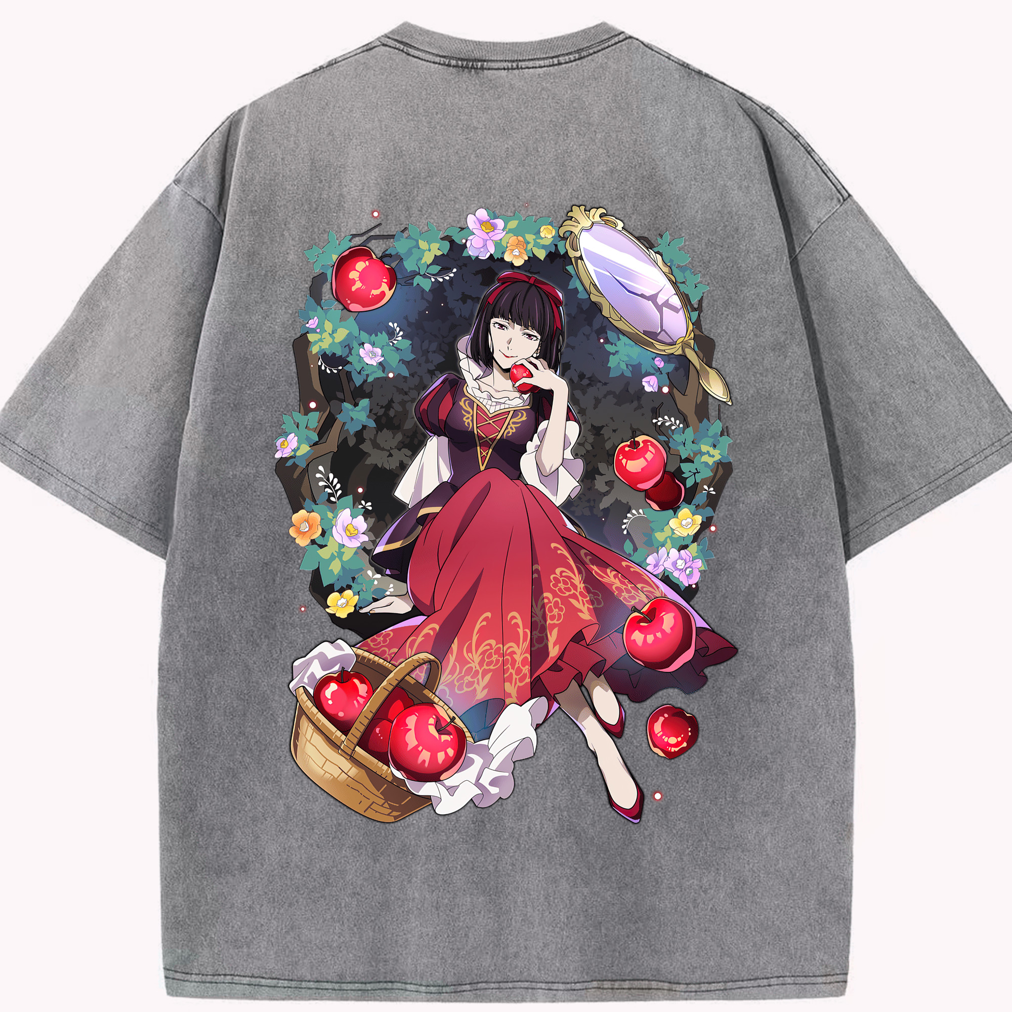 （画像用） 文豪ストレイドッグス Bungo Stray Dogs 綿100% ヴィンテージ風 半袖Tシャツ（背面プリント）