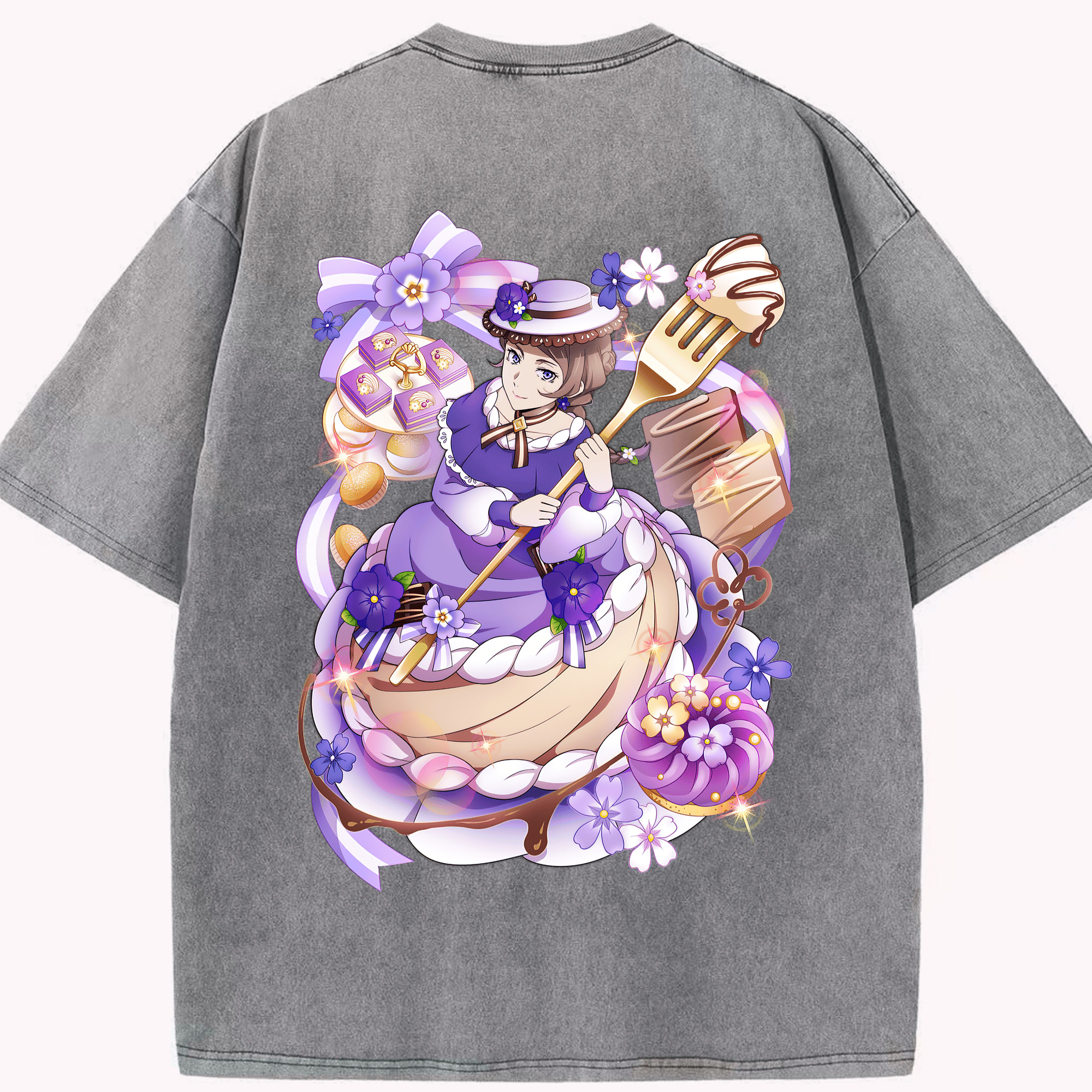 （画像用） 文豪ストレイドッグス Bungo Stray Dogs 綿100% ヴィンテージ風 半袖Tシャツ（背面プリント）