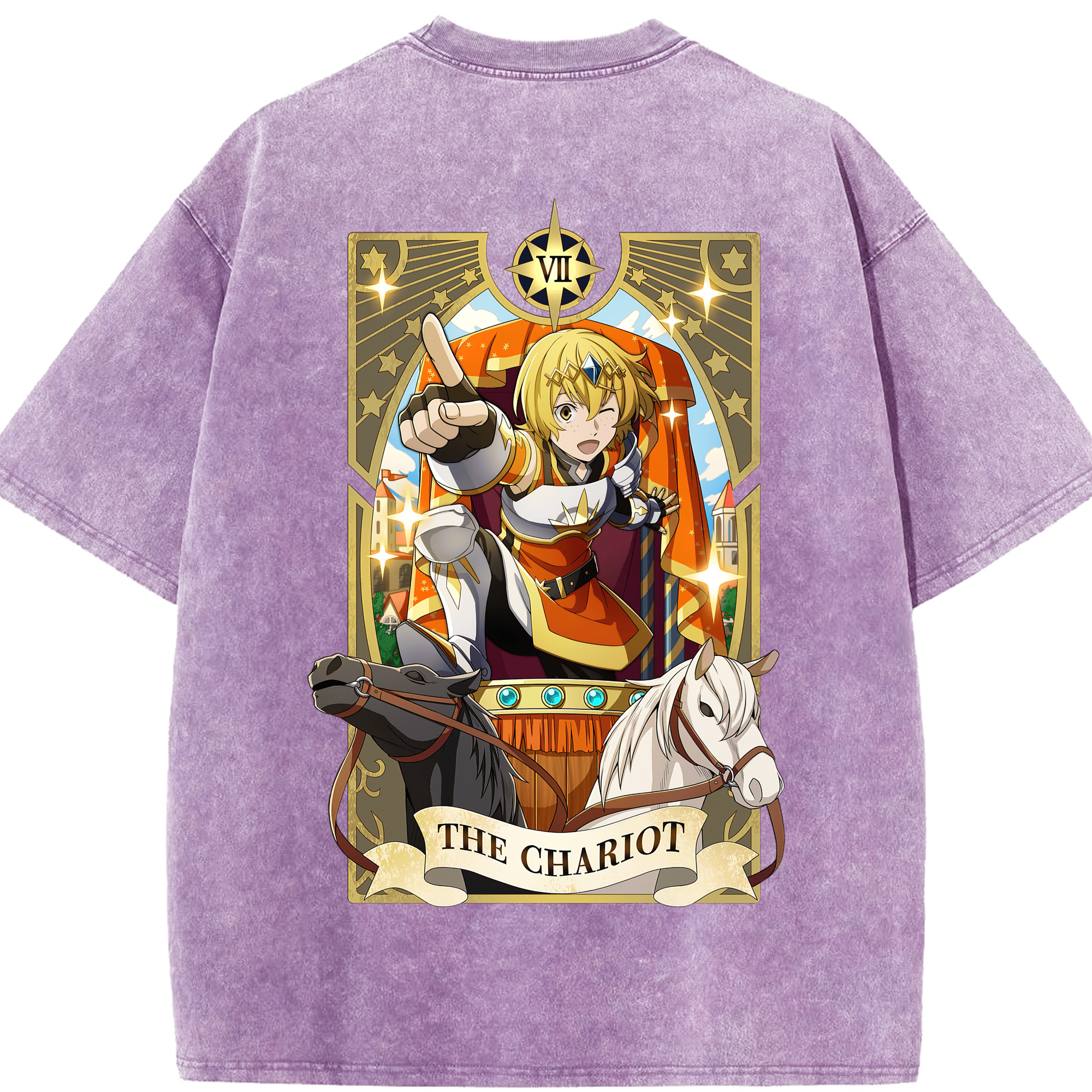 （画像用） 文豪ストレイドッグス Bungo Stray Dogs 綿100% ヴィンテージ風 半袖Tシャツ（背面プリント）