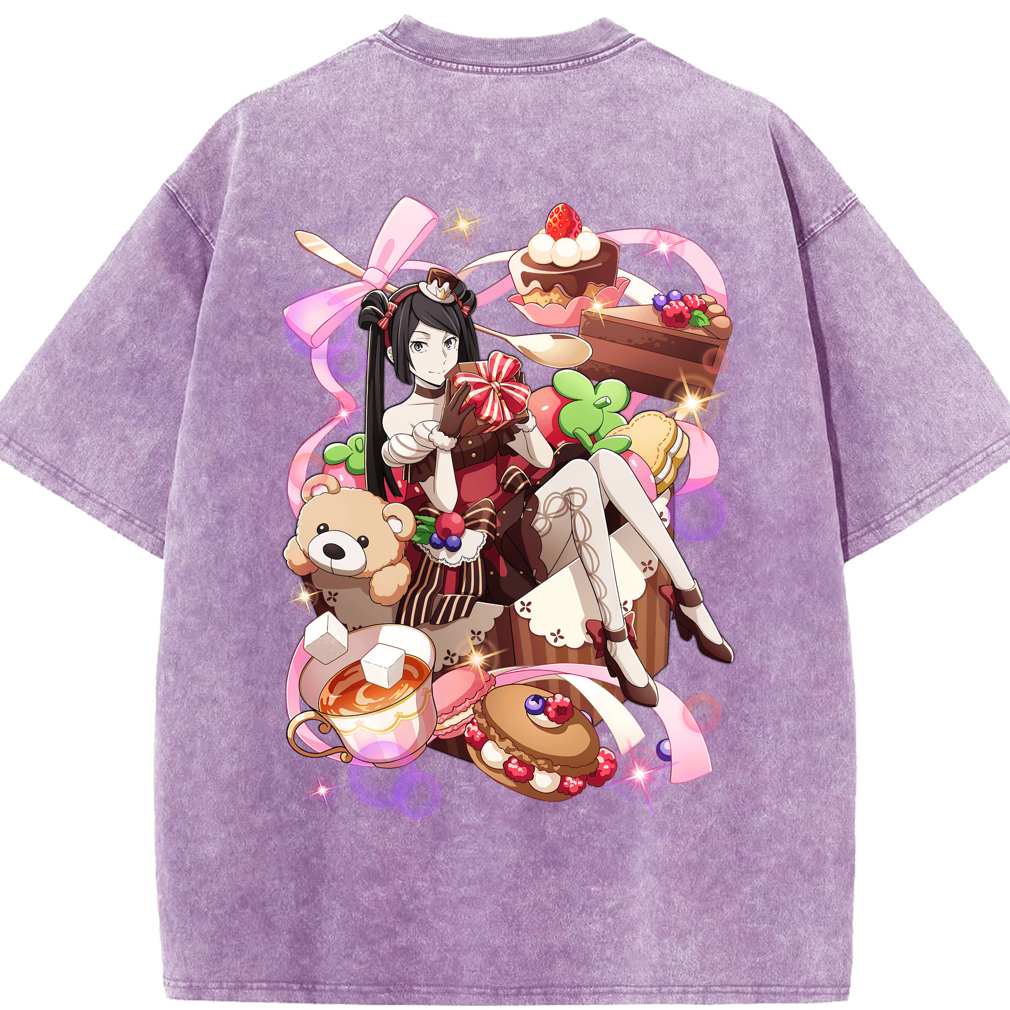 （画像用） 文豪ストレイドッグス Bungo Stray Dogs 綿100% ヴィンテージ風 半袖Tシャツ（背面プリント）