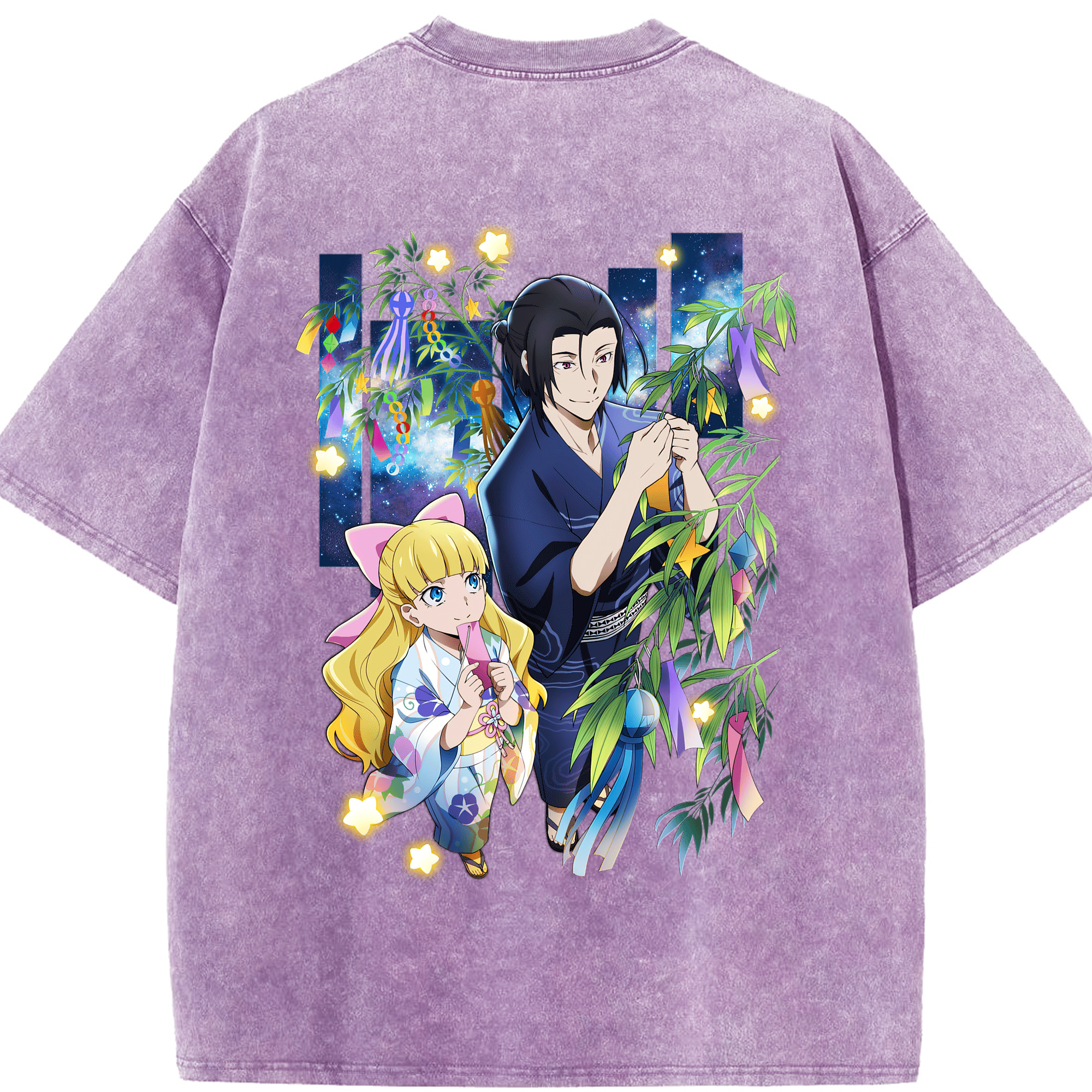 （画像用） 文豪ストレイドッグス Bungo Stray Dogs 綿100% ヴィンテージ風 半袖Tシャツ（背面プリント）