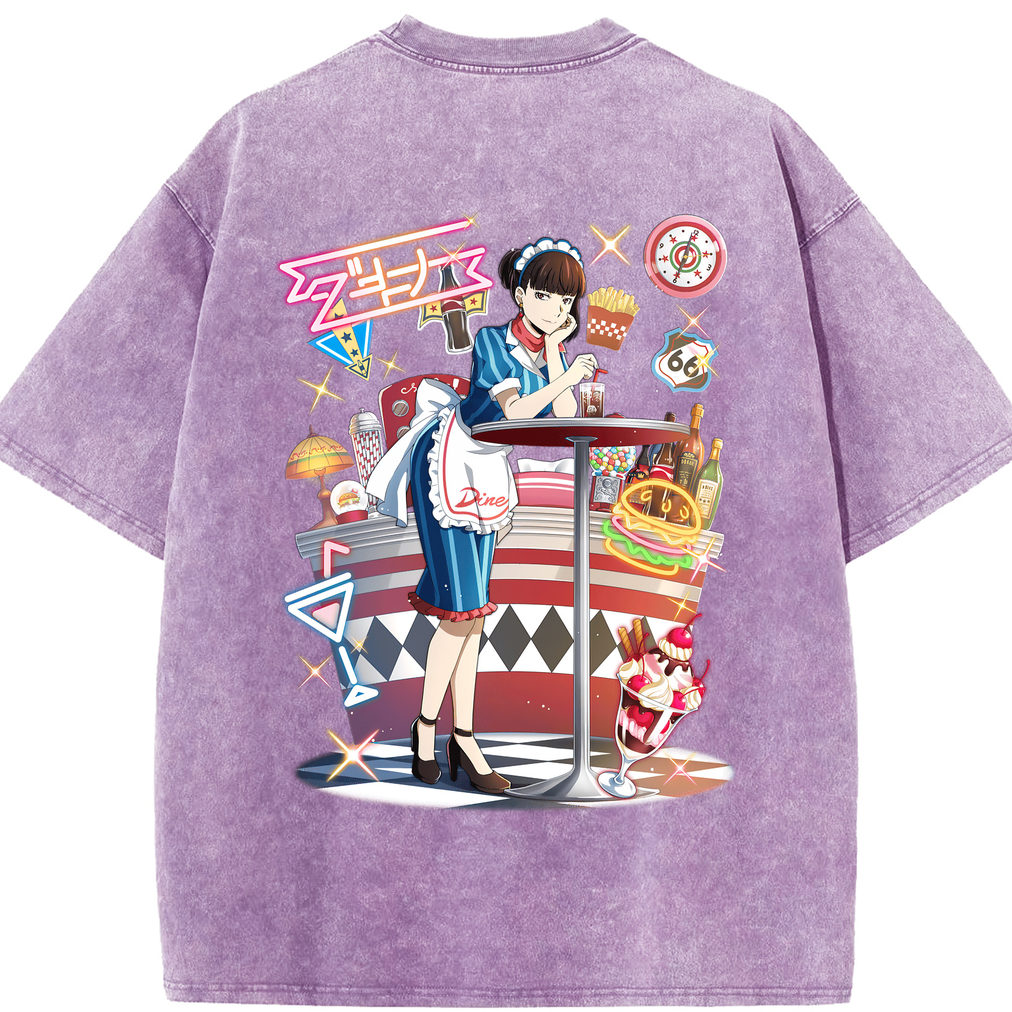 （画像用） 文豪ストレイドッグス Bungo Stray Dogs 綿100% ヴィンテージ風 半袖Tシャツ（背面プリント）