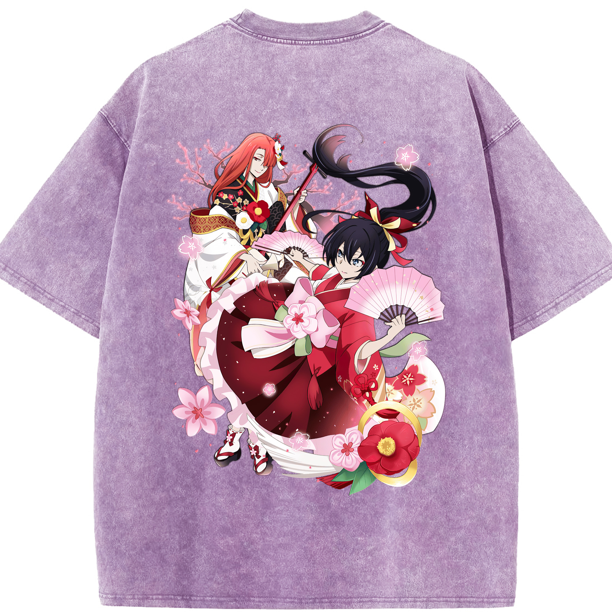 （画像用） 文豪ストレイドッグス Bungo Stray Dogs 綿100% ヴィンテージ風 半袖Tシャツ（背面プリント）