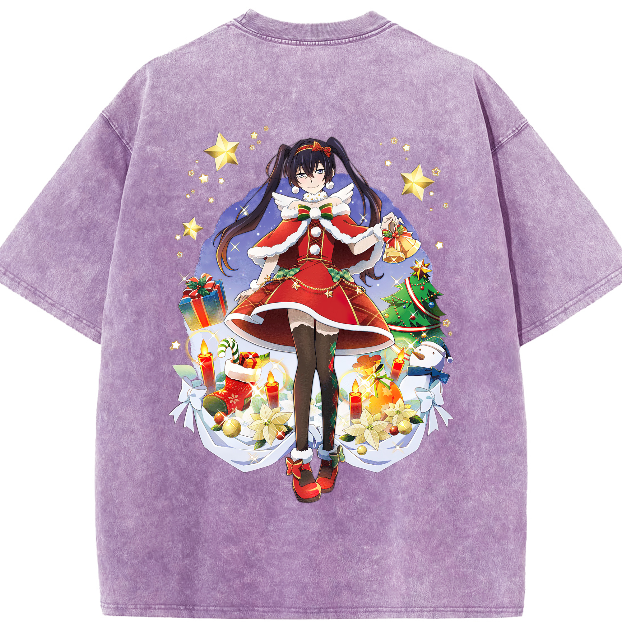 （画像用） 文豪ストレイドッグス Bungo Stray Dogs 綿100% ヴィンテージ風 半袖Tシャツ（背面プリント）
