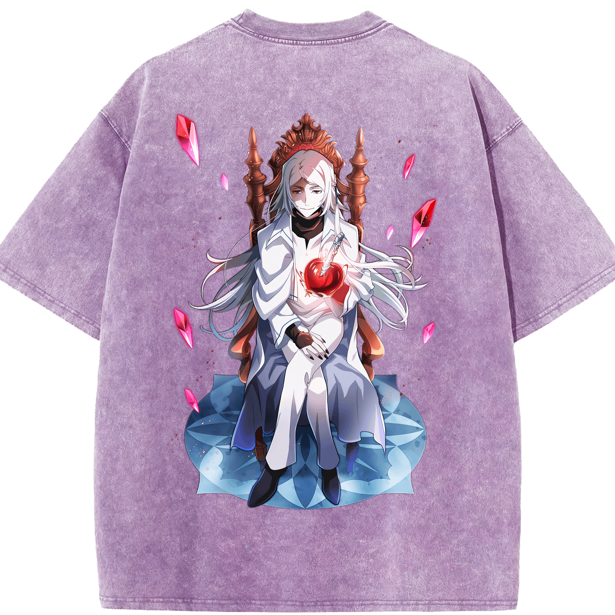 （画像用） 文豪ストレイドッグス Bungo Stray Dogs 綿100% ヴィンテージ風 半袖Tシャツ（背面プリント）