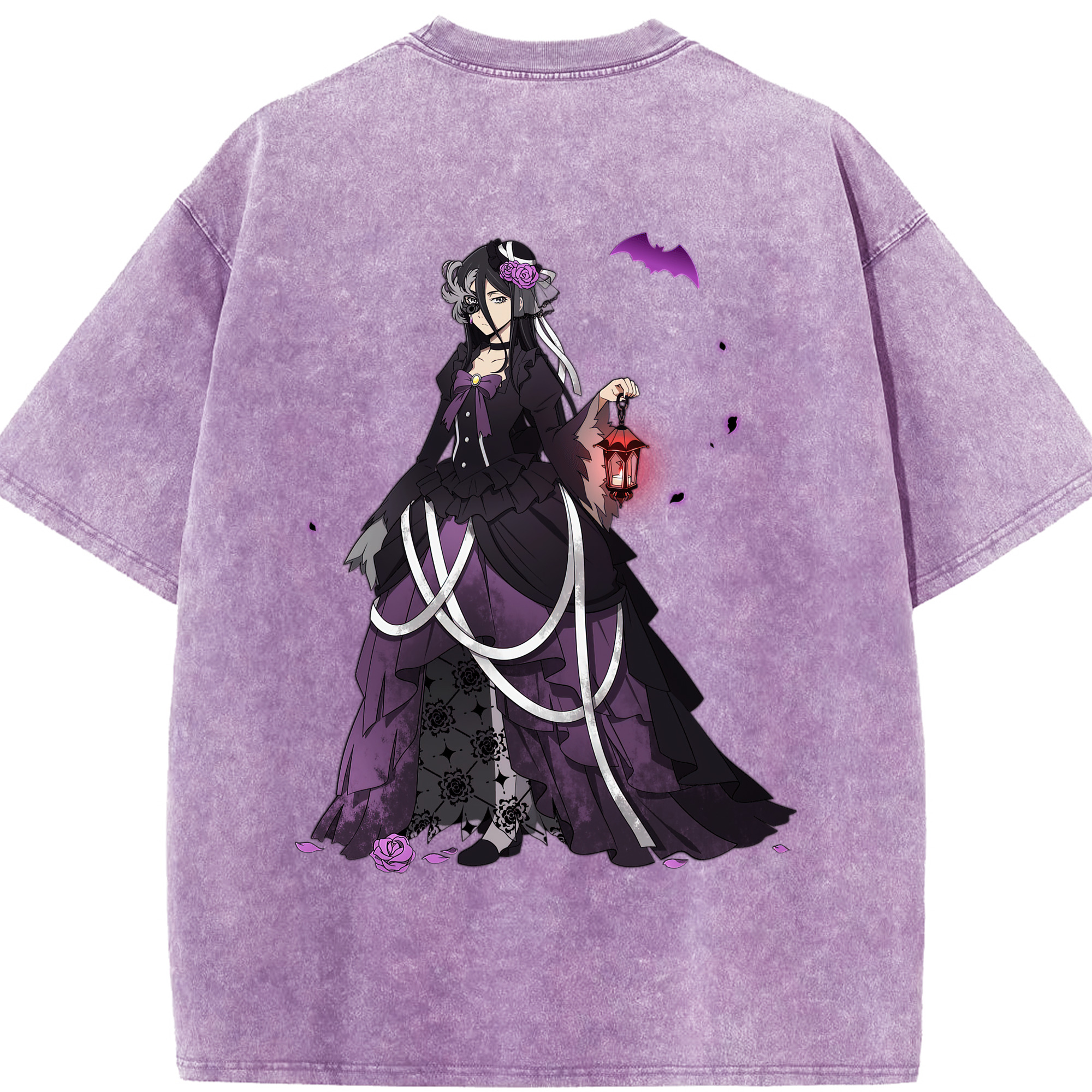 （画像用） 文豪ストレイドッグス Bungo Stray Dogs 綿100% ヴィンテージ風 半袖Tシャツ（背面プリント）