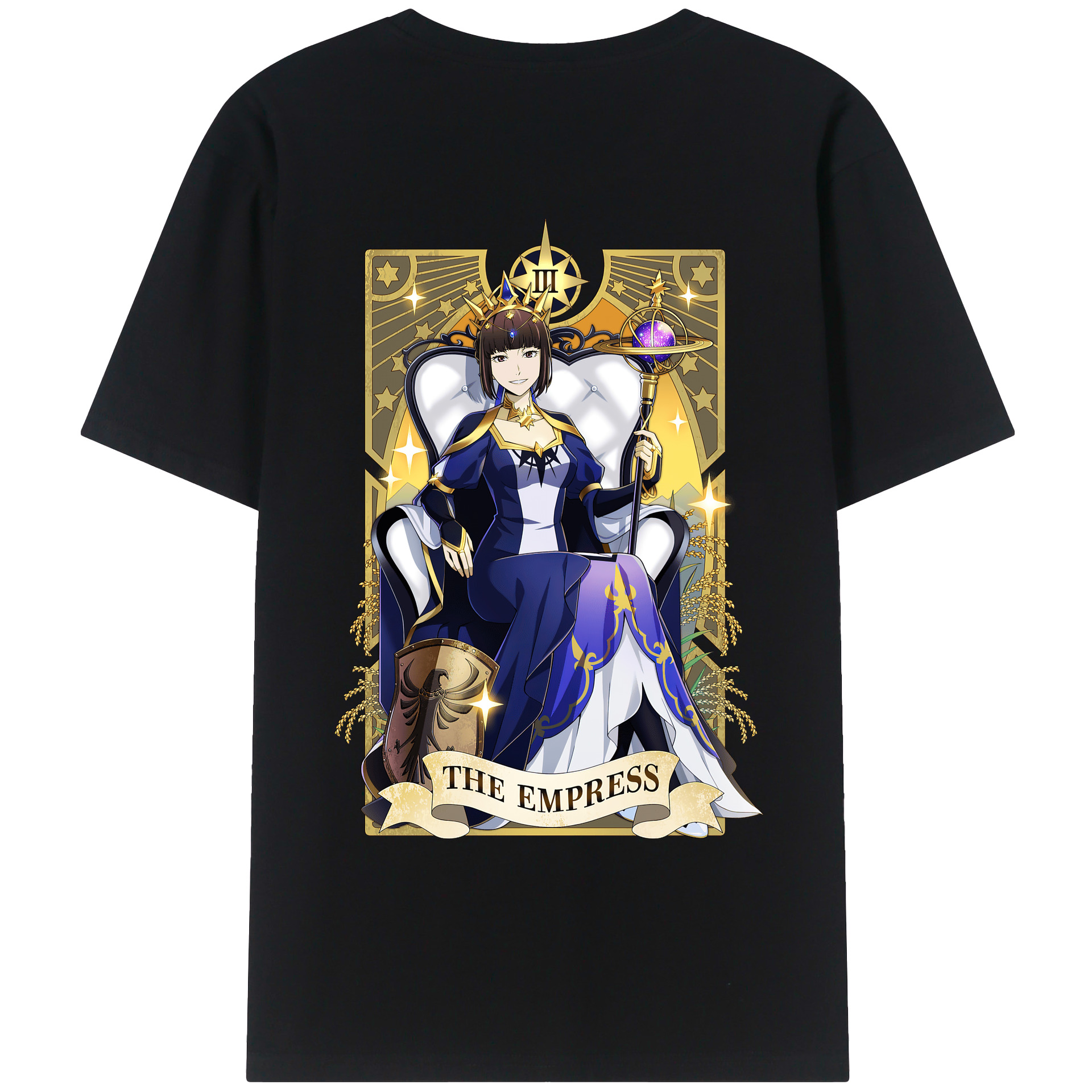 （画像用） 文豪ストレイドッグス Bungo Stray Dogs 綿100％ メンズ半袖Tシャツ（バックプリント） 通気性
