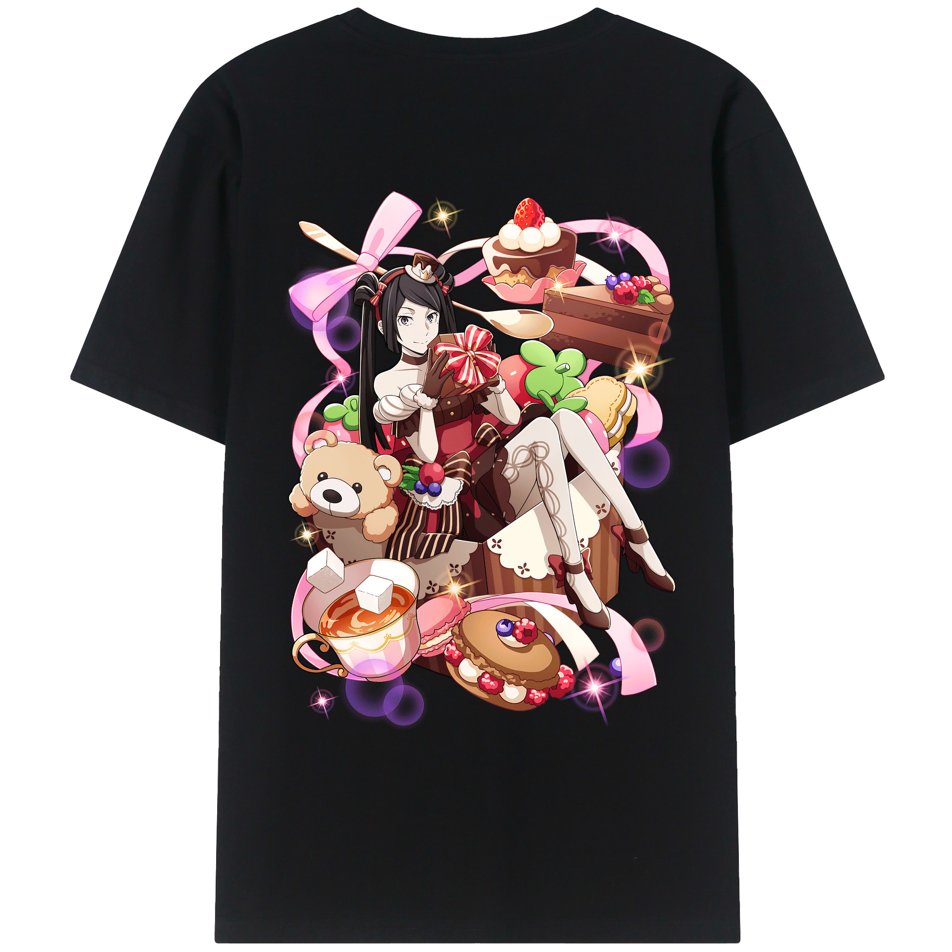（画像用） 文豪ストレイドッグス Bungo Stray Dogs 綿100％ メンズ半袖Tシャツ（バックプリント） 通気性