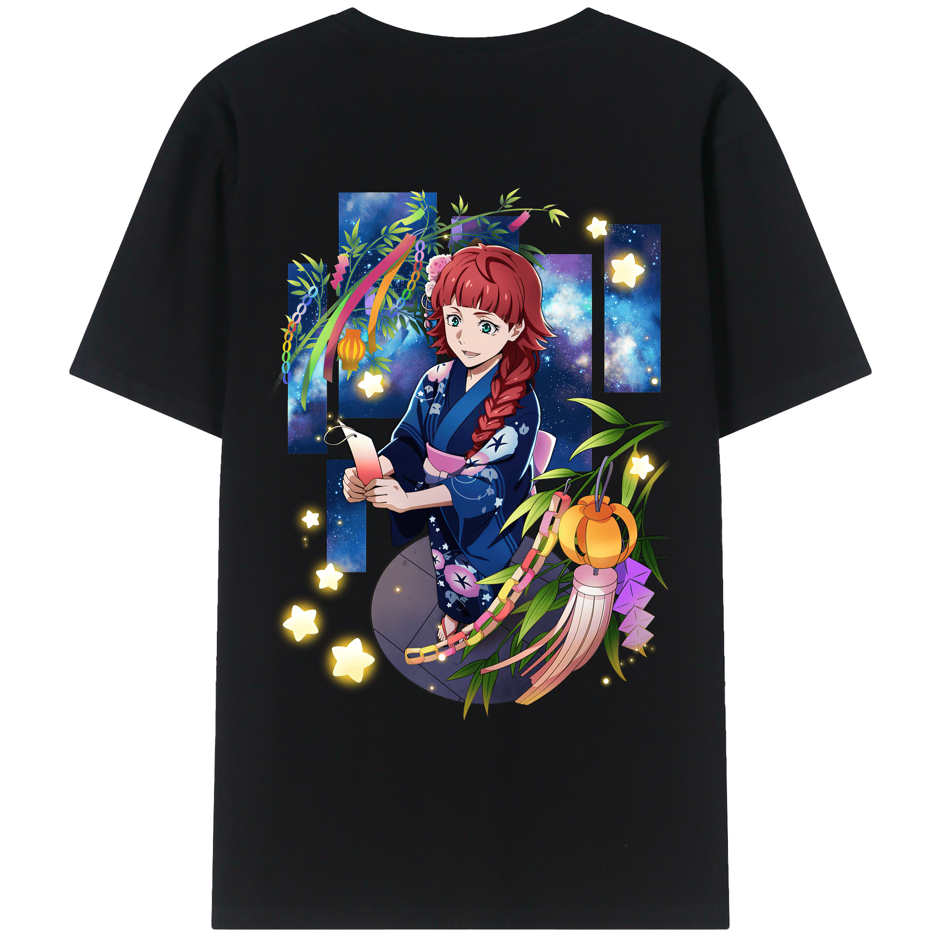 （画像用） 文豪ストレイドッグス Bungo Stray Dogs 綿100％ メンズ半袖Tシャツ（バックプリント） 通気性
