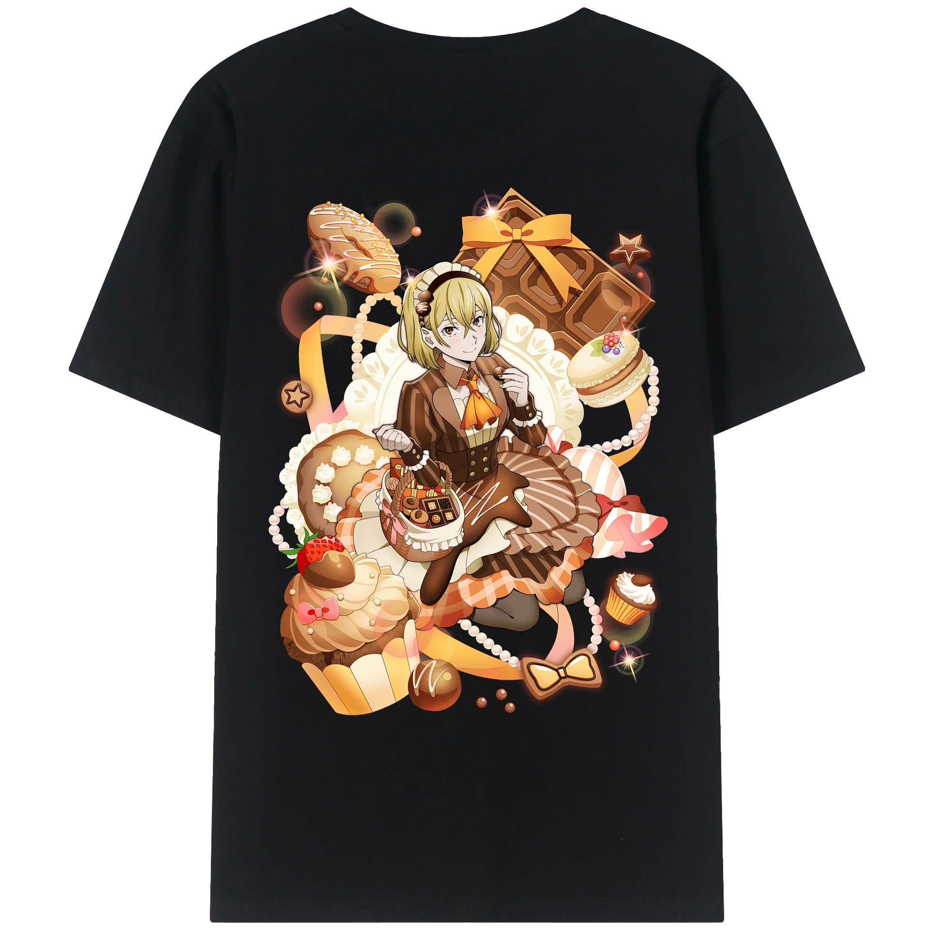 （画像用） 文豪ストレイドッグス Bungo Stray Dogs 綿100％ メンズ半袖Tシャツ（バックプリント） 通気性