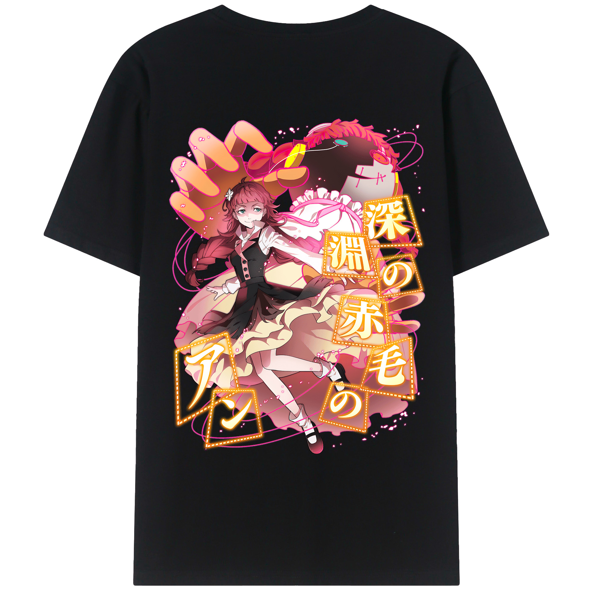 （画像用） 文豪ストレイドッグス Bungo Stray Dogs 綿100％ メンズ半袖Tシャツ（バックプリント） 通気性