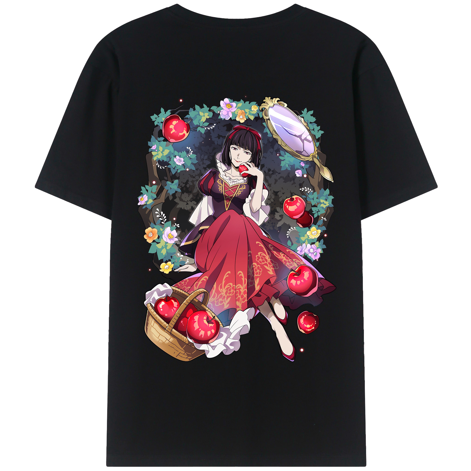 （画像用） 文豪ストレイドッグス Bungo Stray Dogs 綿100％ メンズ半袖Tシャツ（バックプリント） 通気性