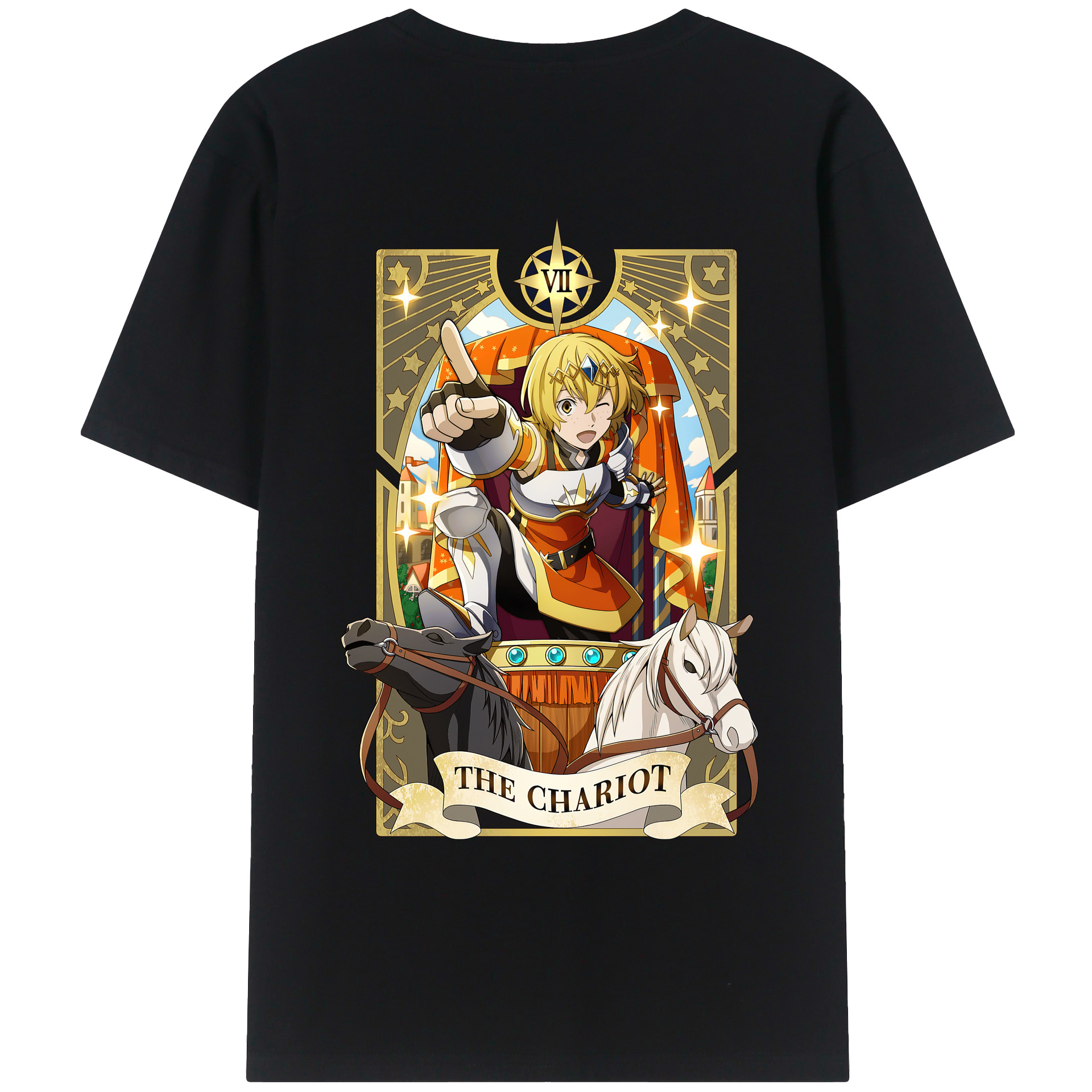 （画像用） 文豪ストレイドッグス Bungo Stray Dogs 綿100％ メンズ半袖Tシャツ（バックプリント） 通気性