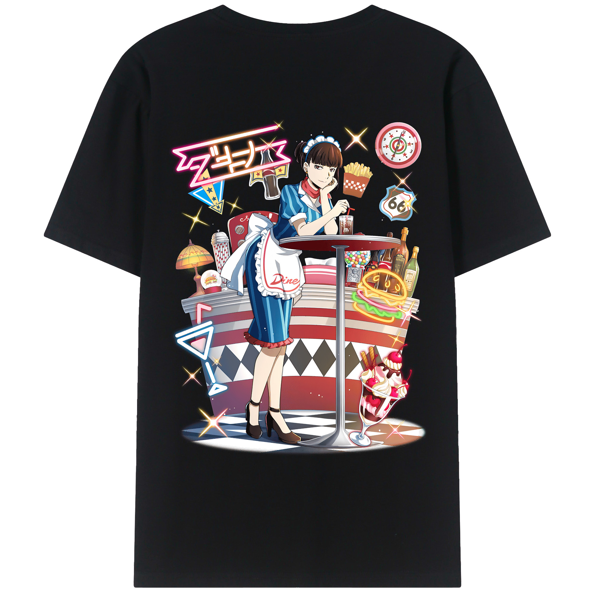 （画像用） 文豪ストレイドッグス Bungo Stray Dogs 綿100％ メンズ半袖Tシャツ（バックプリント） 通気性
