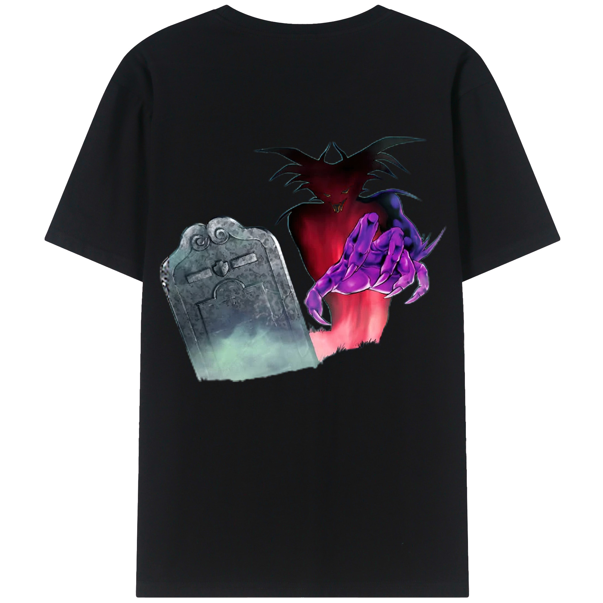 （画像用） 文豪ストレイドッグス Bungo Stray Dogs 綿100％ メンズ半袖Tシャツ（バックプリント） 通気性