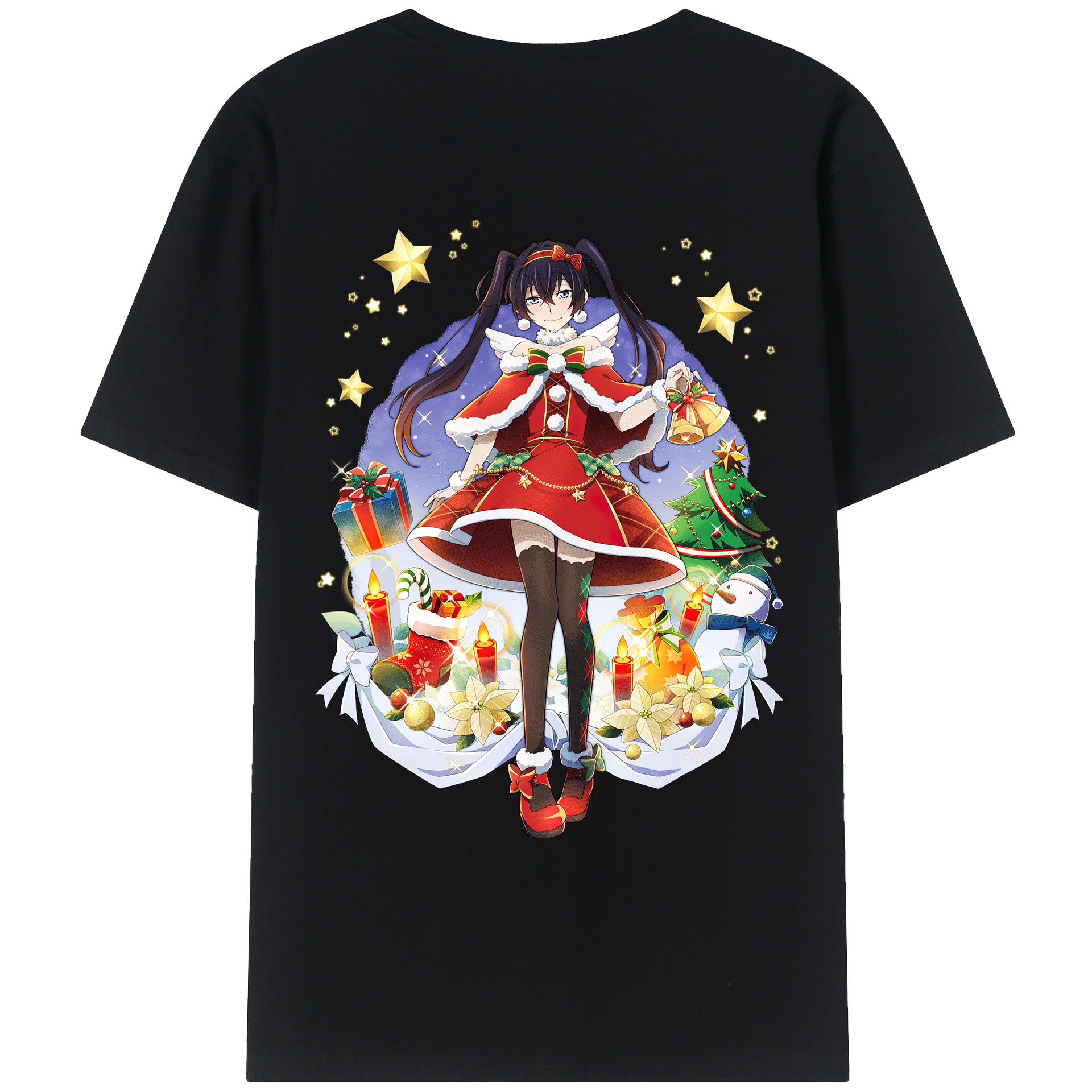 （画像用） 文豪ストレイドッグス Bungo Stray Dogs 綿100％ メンズ半袖Tシャツ（バックプリント） 通気性