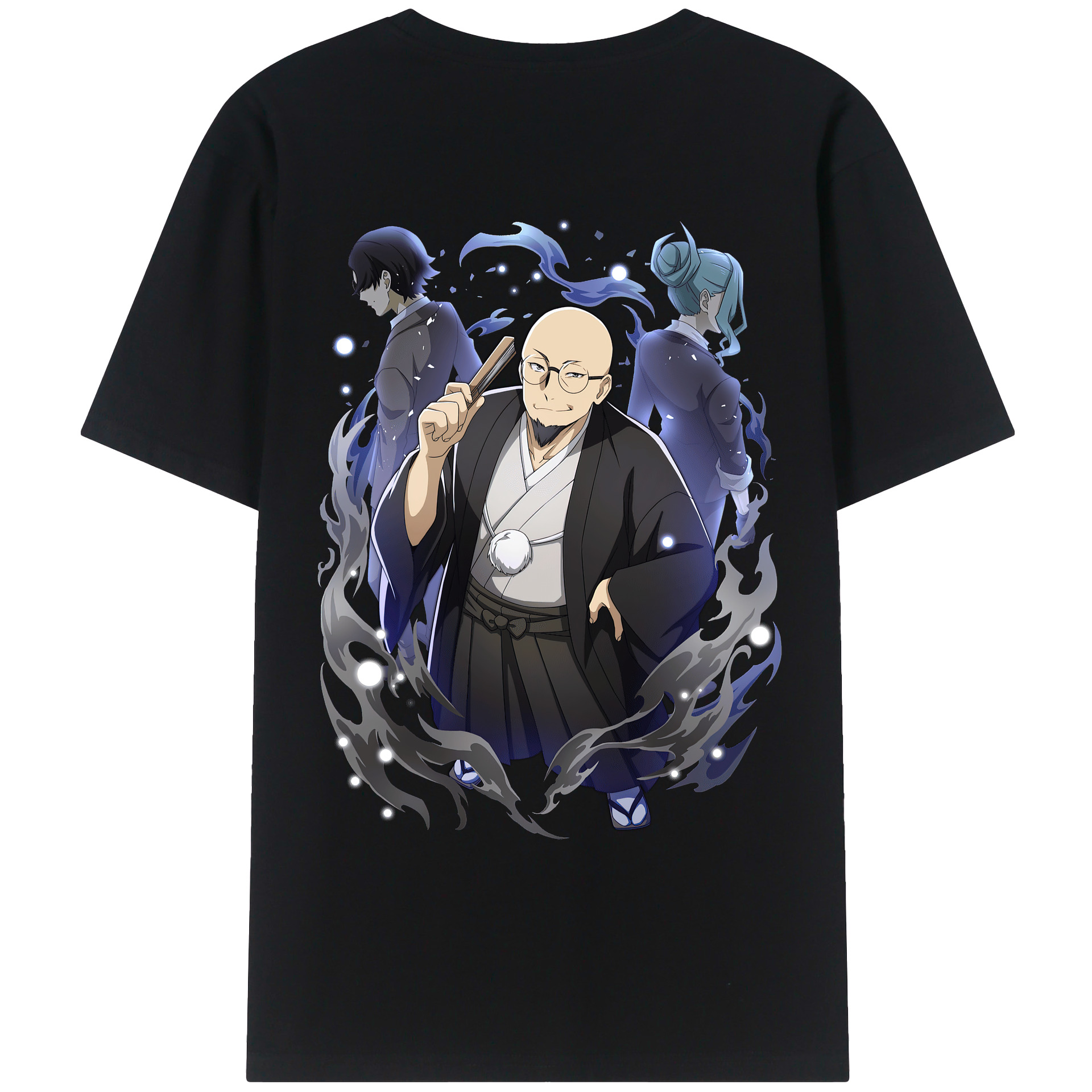 （画像用） 文豪ストレイドッグス Bungo Stray Dogs 綿100％ メンズ半袖Tシャツ（バックプリント） 通気性