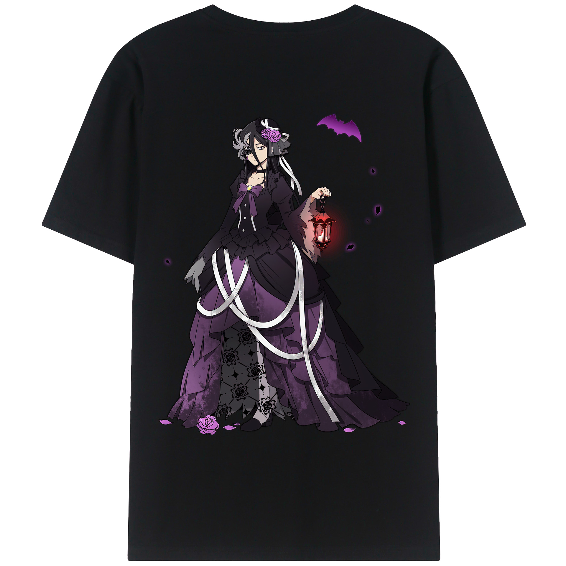 （画像用） 文豪ストレイドッグス Bungo Stray Dogs 綿100％ メンズ半袖Tシャツ（バックプリント） 通気性