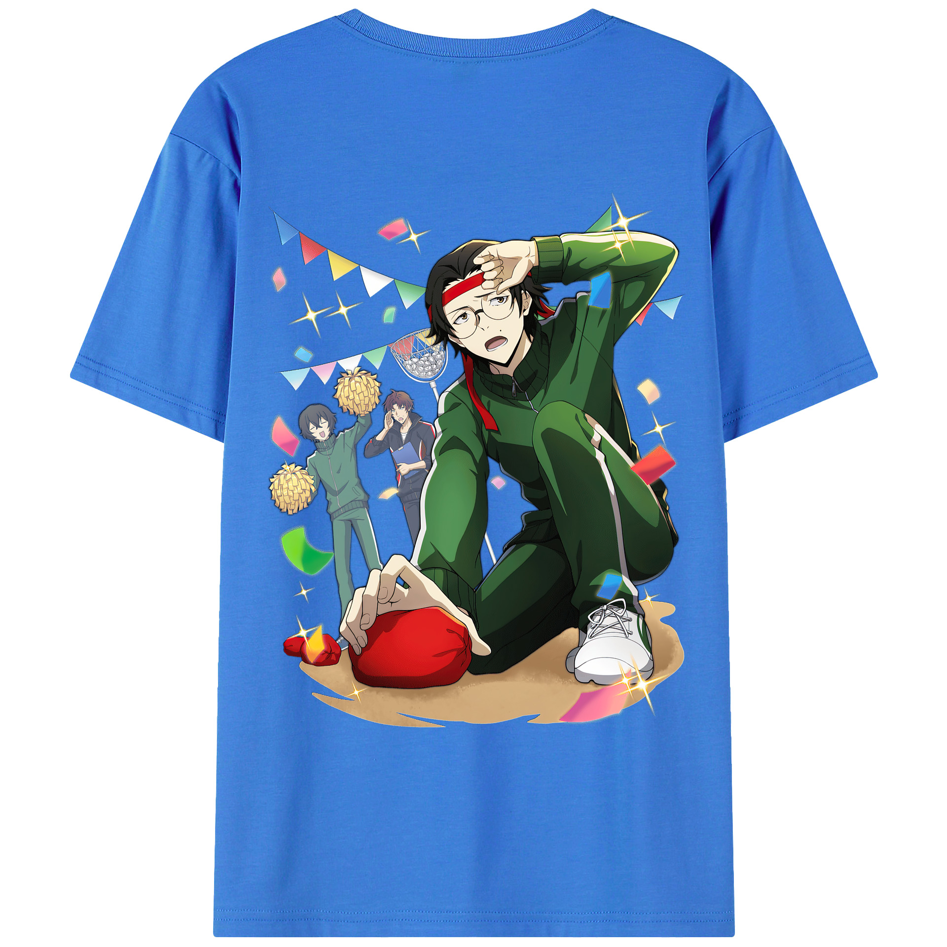 （画像用） 文豪ストレイドッグス Bungo Stray Dogs 綿100％ メンズ半袖Tシャツ（バックプリント） 通気性