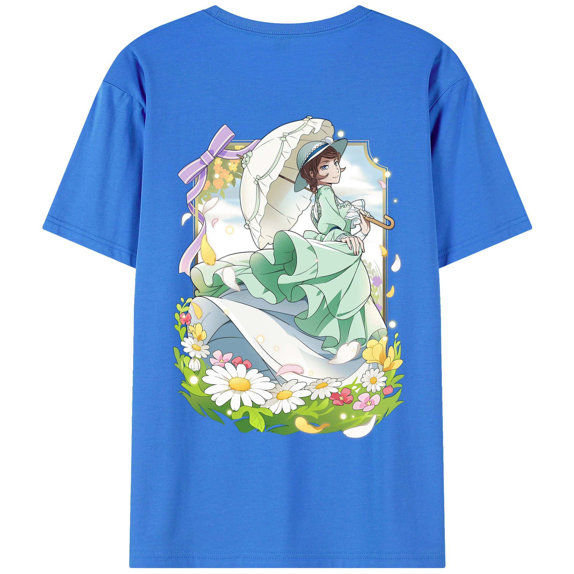 （画像用） 文豪ストレイドッグス Bungo Stray Dogs 綿100％ メンズ半袖Tシャツ（バックプリント） 通気性
