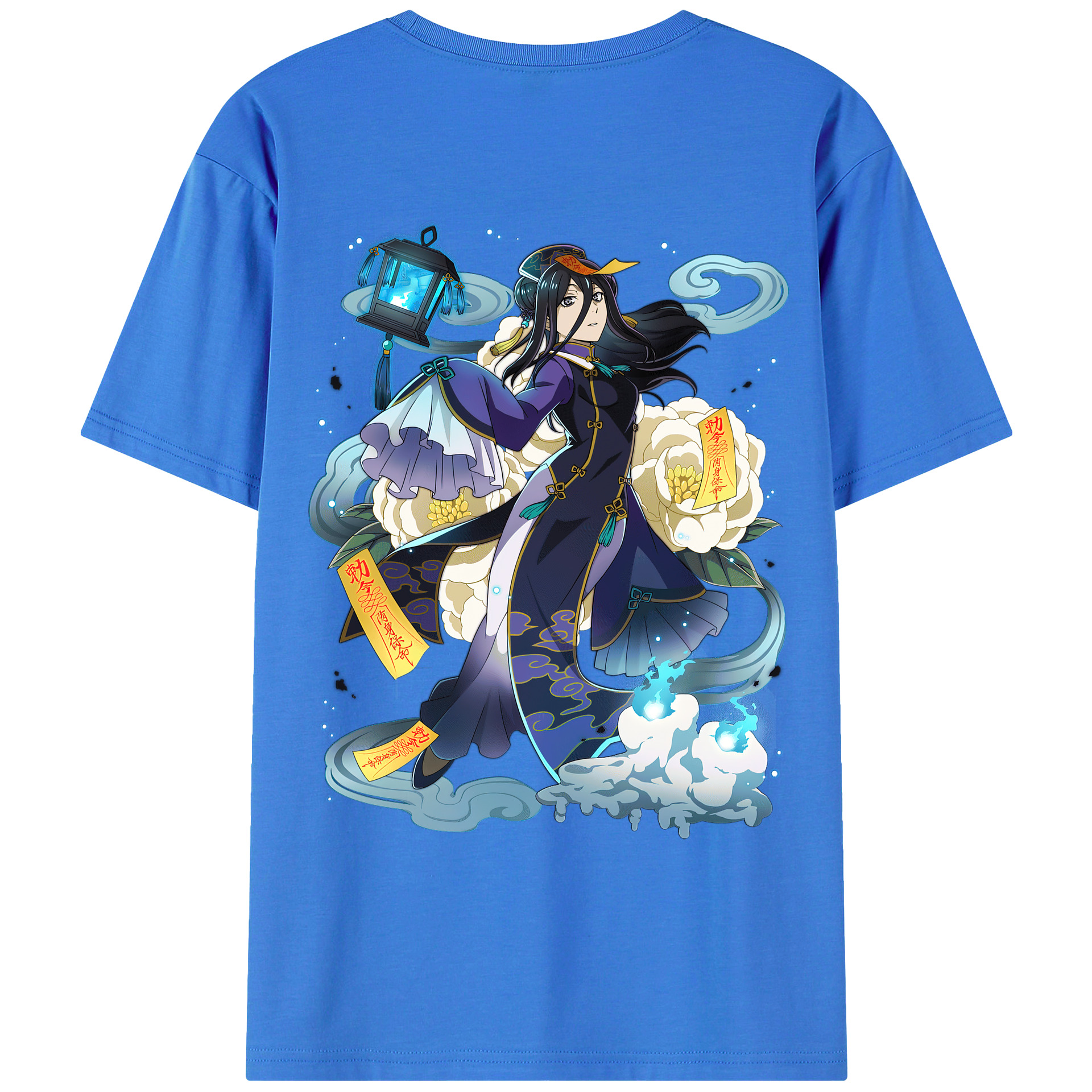 （画像用） 文豪ストレイドッグス Bungo Stray Dogs 綿100％ メンズ半袖Tシャツ（バックプリント） 通気性