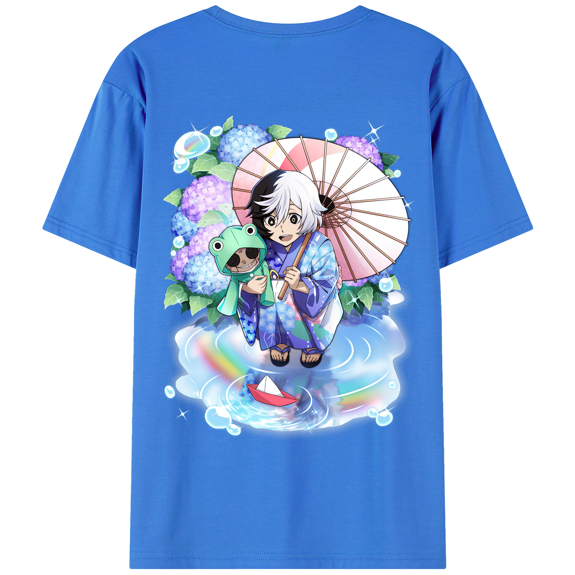 （画像用） 文豪ストレイドッグス Bungo Stray Dogs 綿100％ メンズ半袖Tシャツ（バックプリント） 通気性