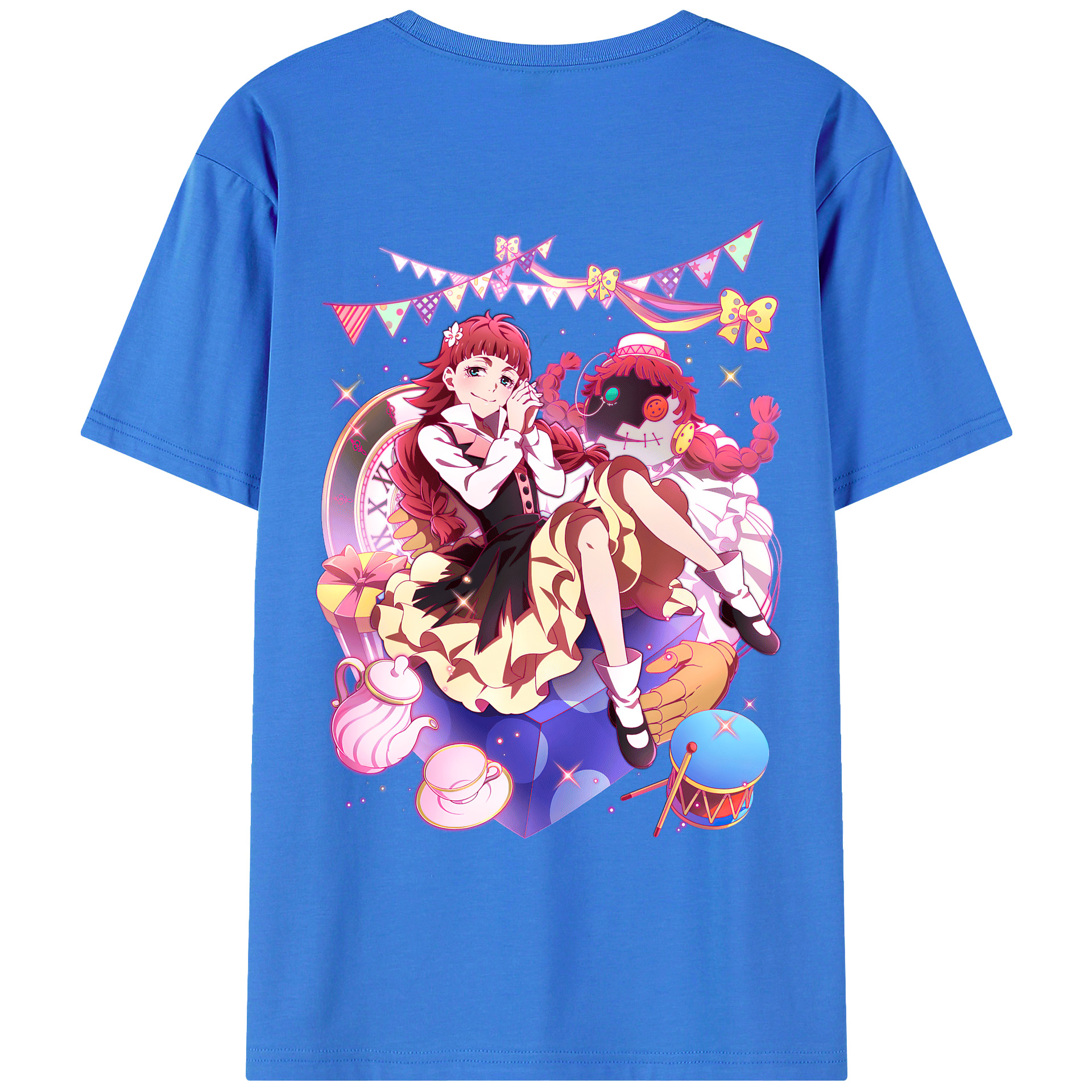 文豪ストレイドッグス Bungo Stray Dogs 綿100％ メンズ半袖Tシャツ（バックプリント） 通気性