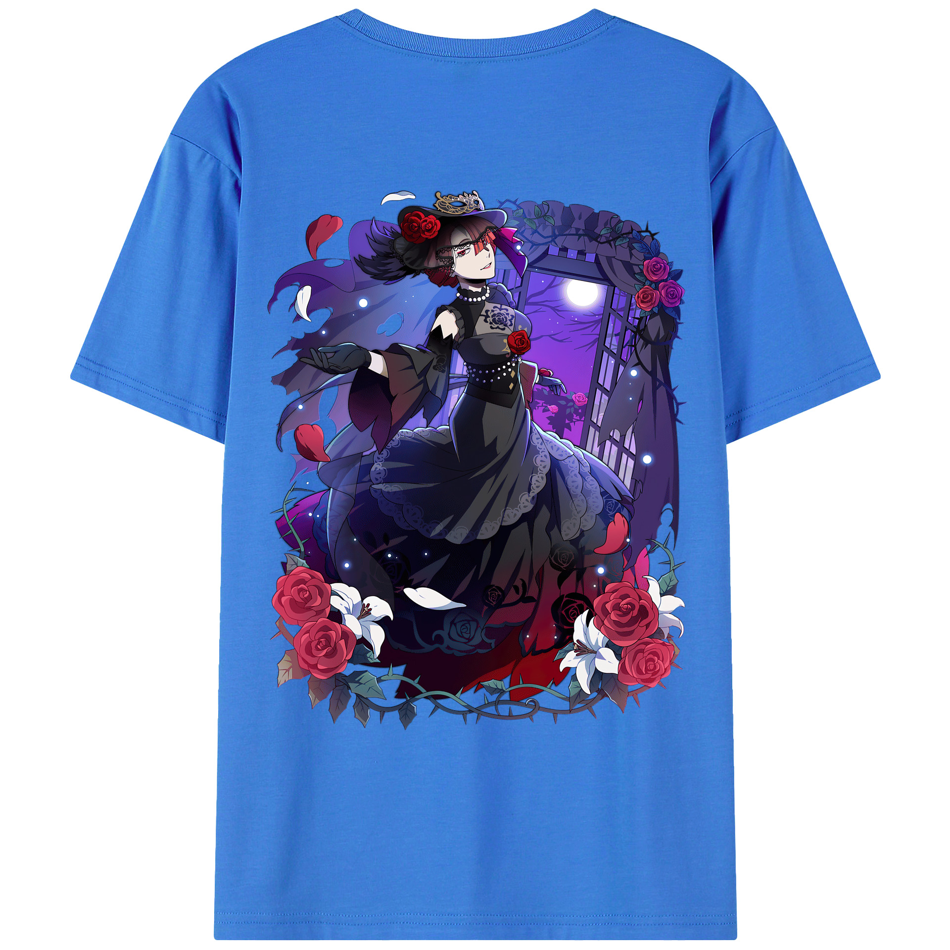 （画像用） 文豪ストレイドッグス Bungo Stray Dogs 綿100％ メンズ半袖Tシャツ（バックプリント） 通気性