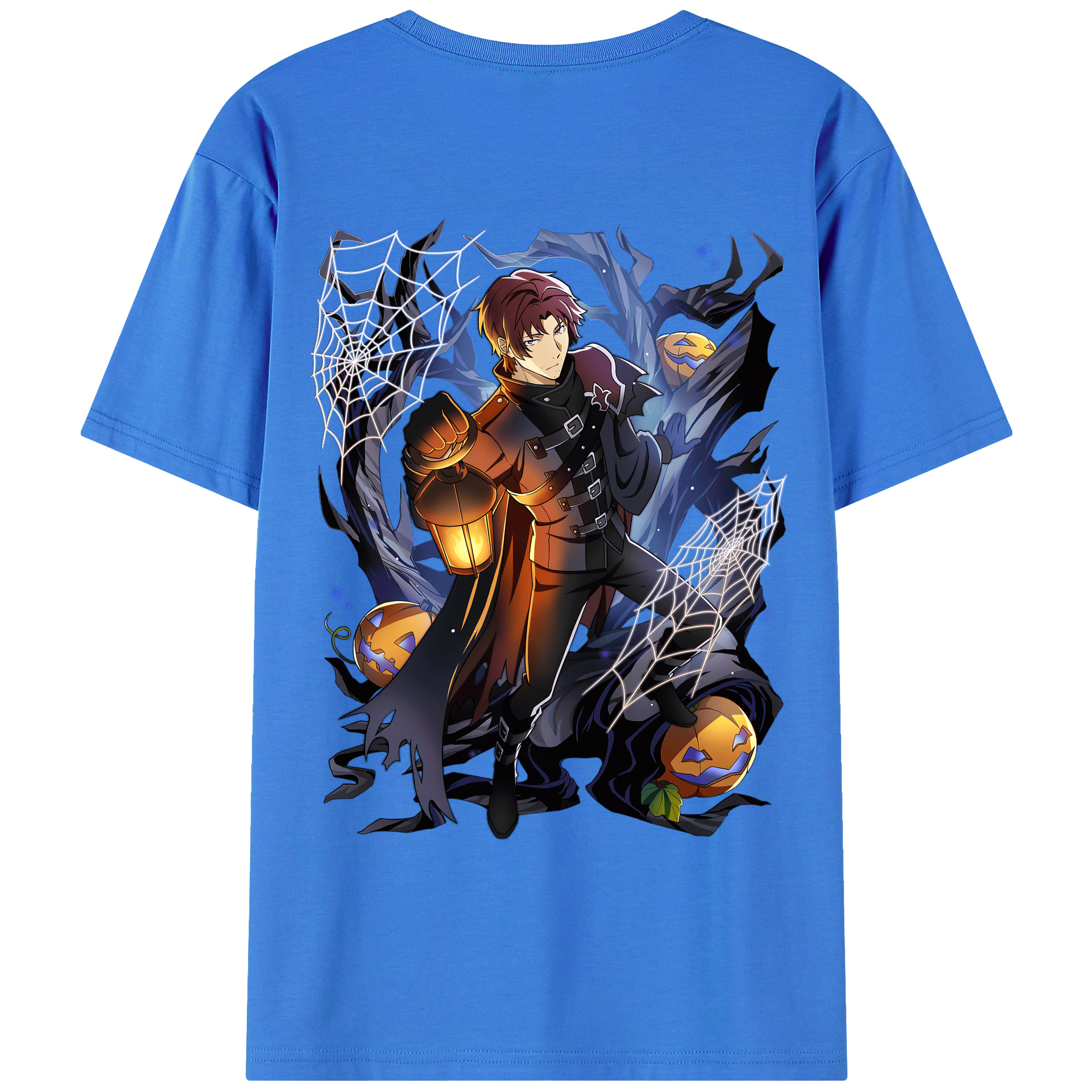 （画像用） 文豪ストレイドッグス Bungo Stray Dogs 綿100％ メンズ半袖Tシャツ（バックプリント） 通気性