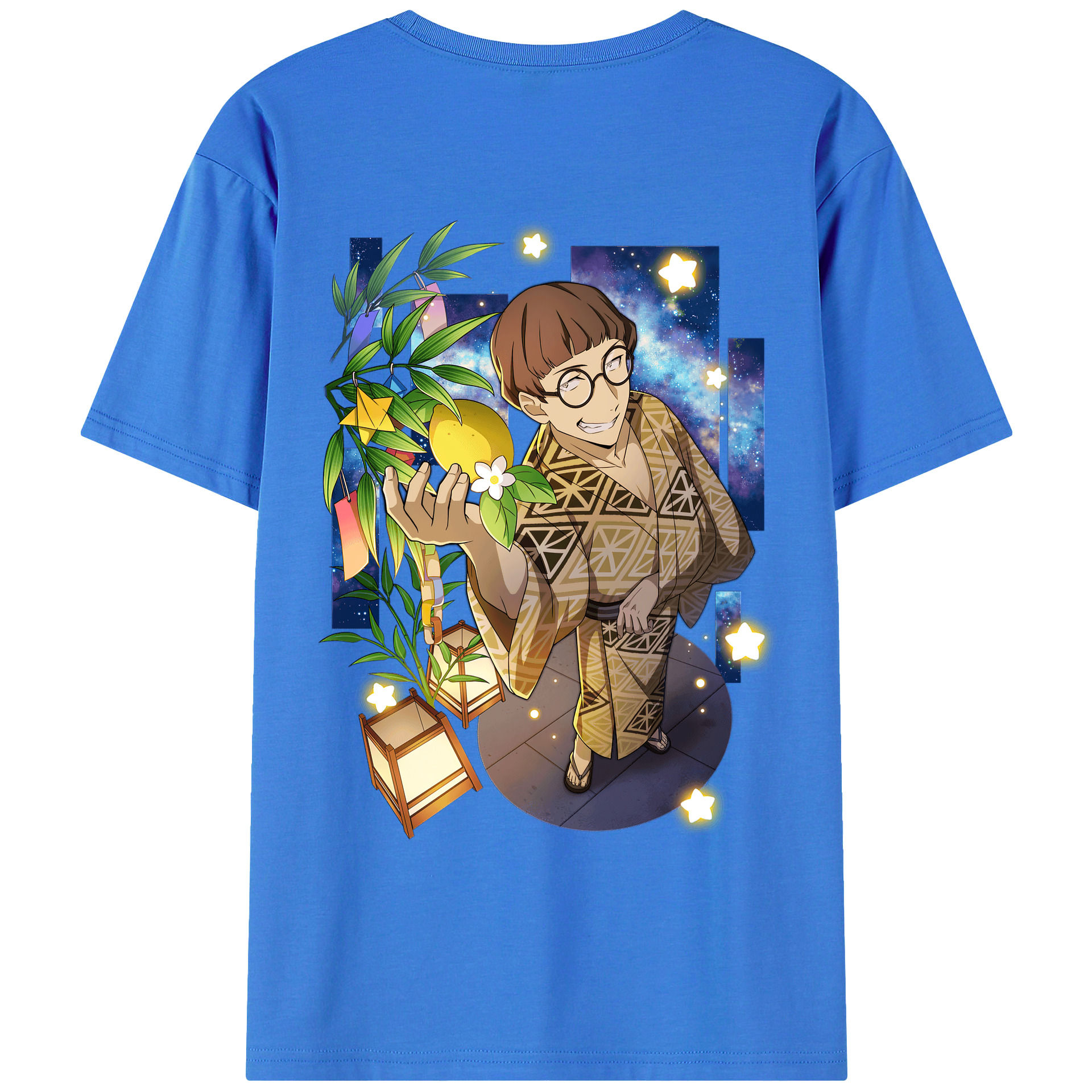（画像用） 文豪ストレイドッグス Bungo Stray Dogs 綿100％ メンズ半袖Tシャツ（バックプリント） 通気性