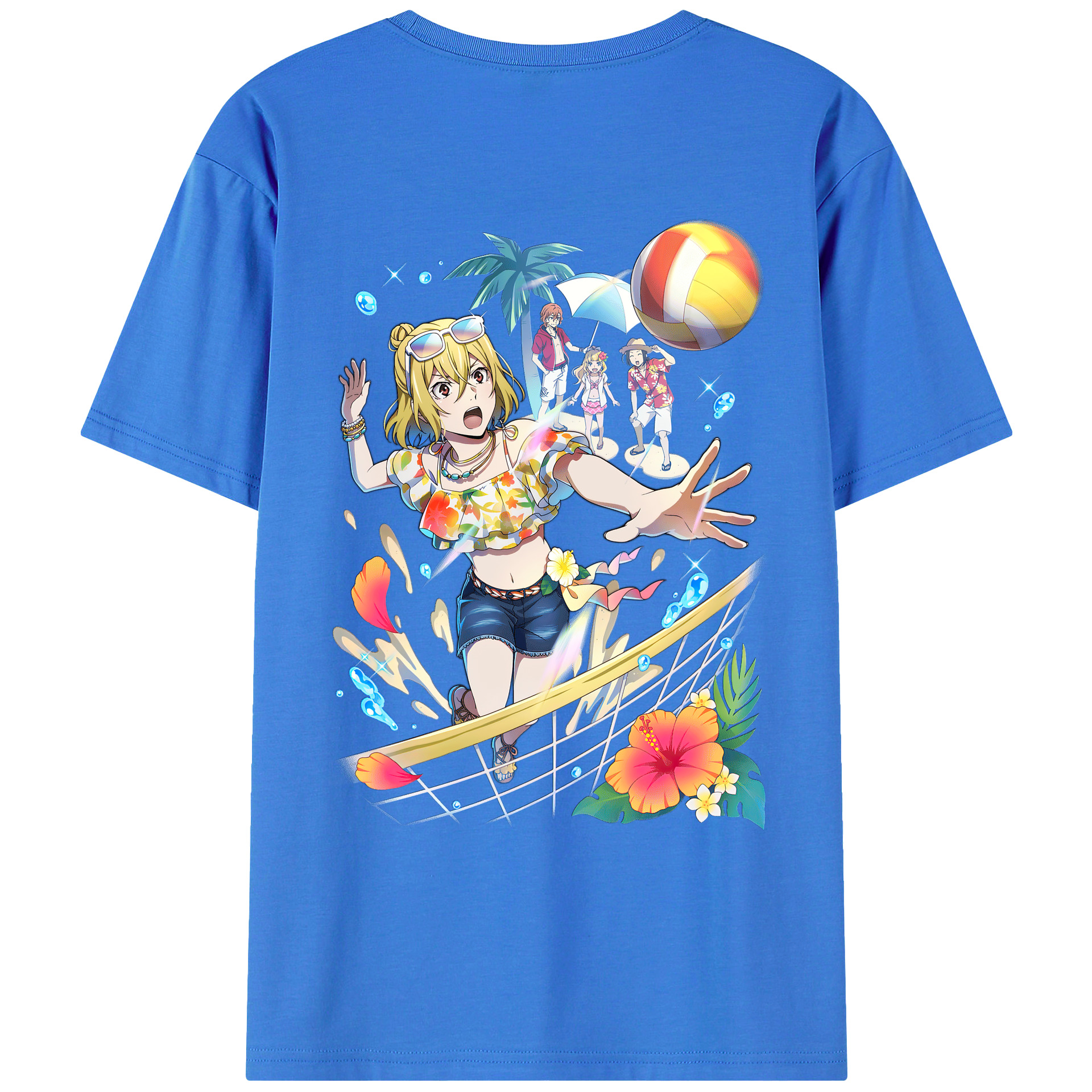 （画像用） 文豪ストレイドッグス Bungo Stray Dogs 綿100％ メンズ半袖Tシャツ（バックプリント） 通気性