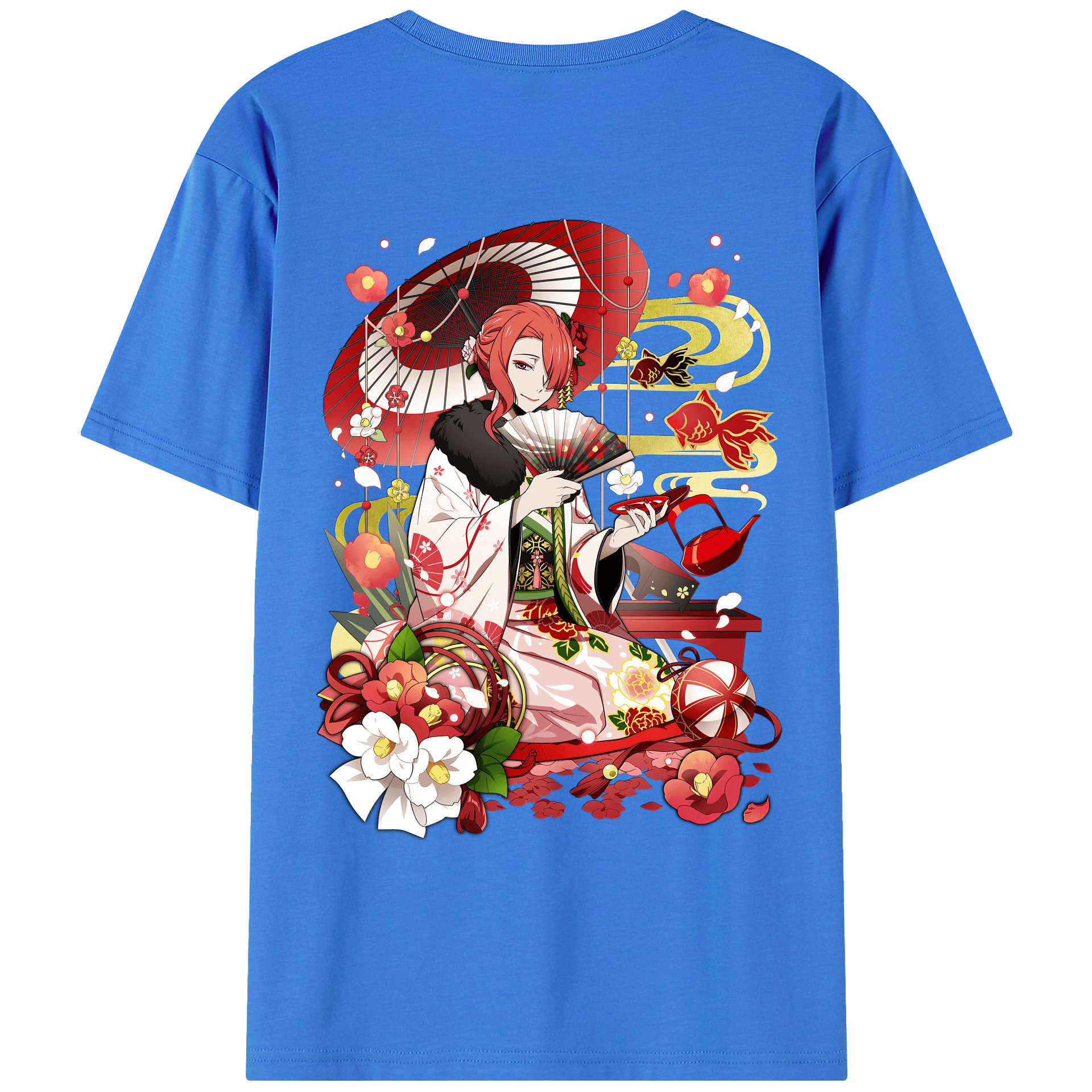 （画像用） 文豪ストレイドッグス Bungo Stray Dogs 綿100％ メンズ半袖Tシャツ（バックプリント） 通気性