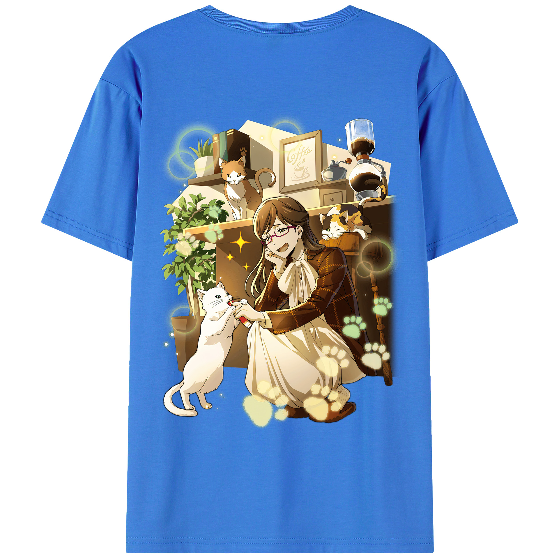 文豪ストレイドッグス Bungo Stray Dogs 綿100％ メンズ半袖Tシャツ（バックプリント） 通気性