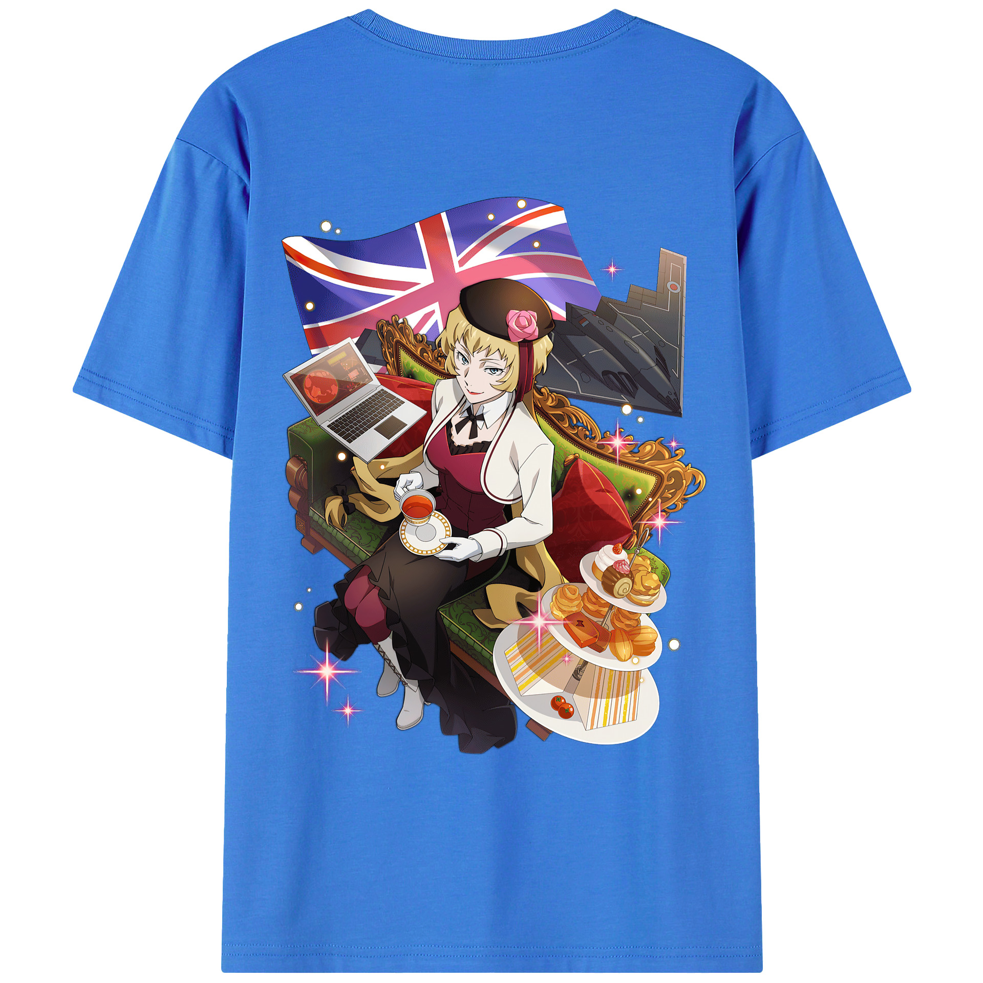 （画像用） 文豪ストレイドッグス Bungo Stray Dogs 綿100％ メンズ半袖Tシャツ（バックプリント） 通気性