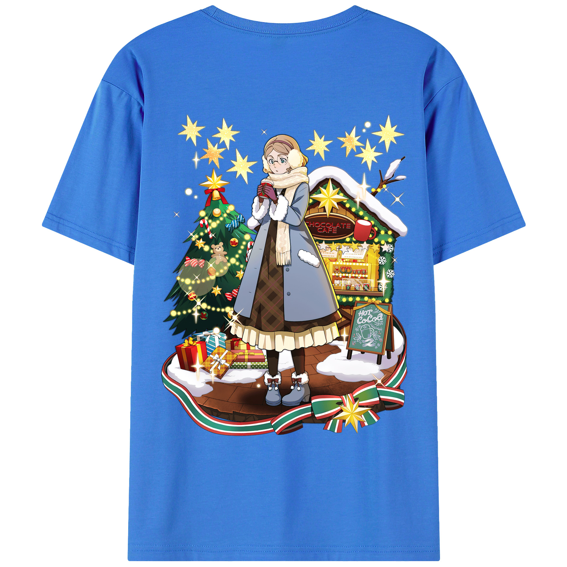 （画像用） 文豪ストレイドッグス Bungo Stray Dogs 綿100％ メンズ半袖Tシャツ（バックプリント） 通気性