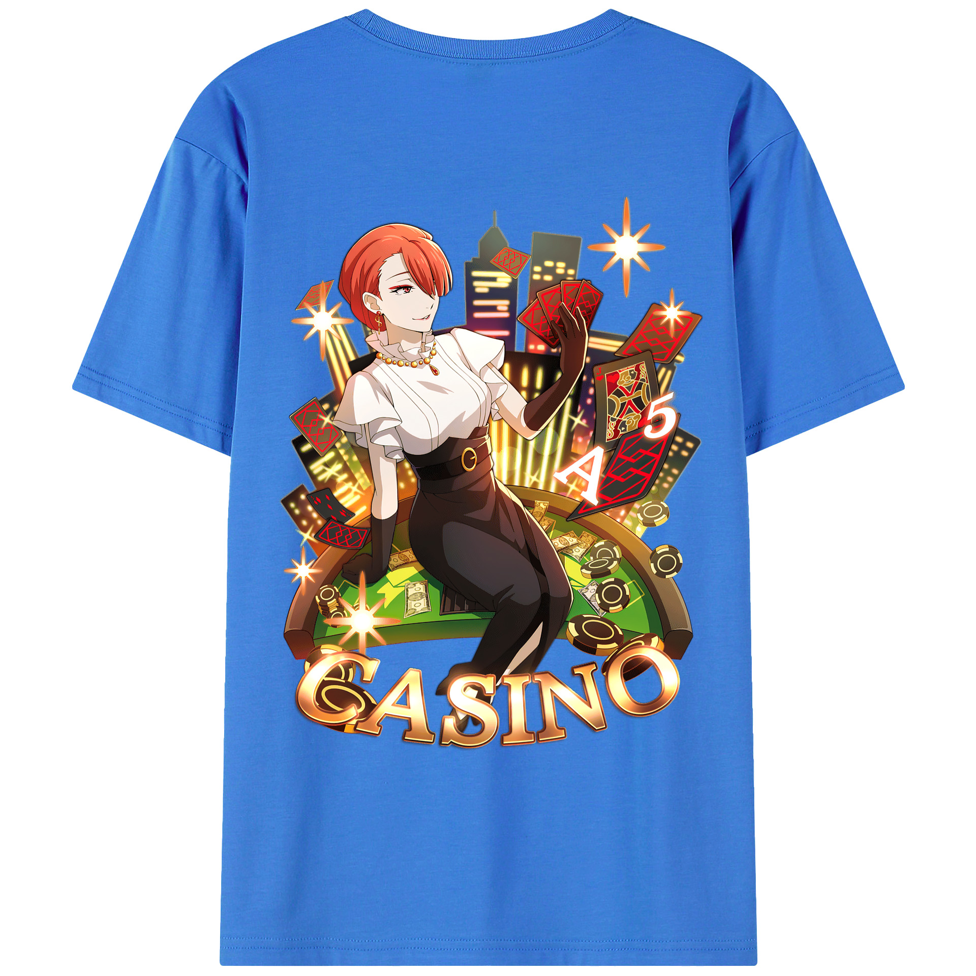 （画像用） 文豪ストレイドッグス Bungo Stray Dogs 綿100％ メンズ半袖Tシャツ（バックプリント） 通気性