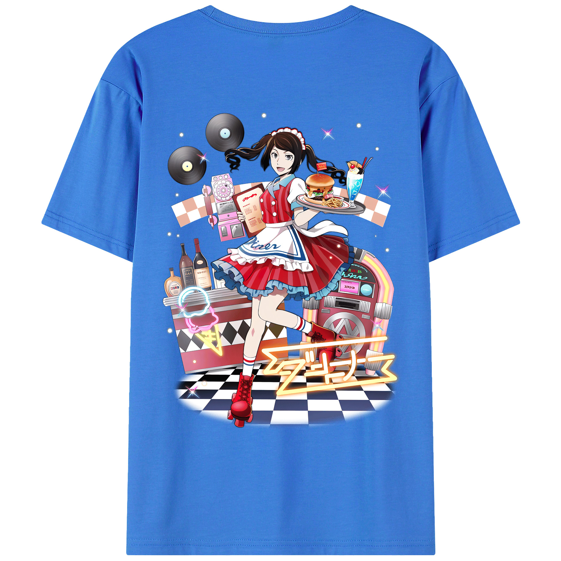（画像用） 文豪ストレイドッグス Bungo Stray Dogs 綿100％ メンズ半袖Tシャツ（バックプリント） 通気性