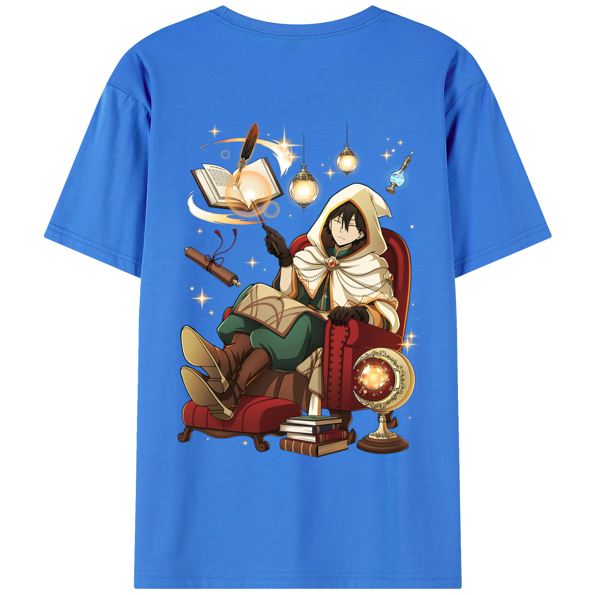 （画像用） 文豪ストレイドッグス Bungo Stray Dogs 綿100％ メンズ半袖Tシャツ（バックプリント） 通気性