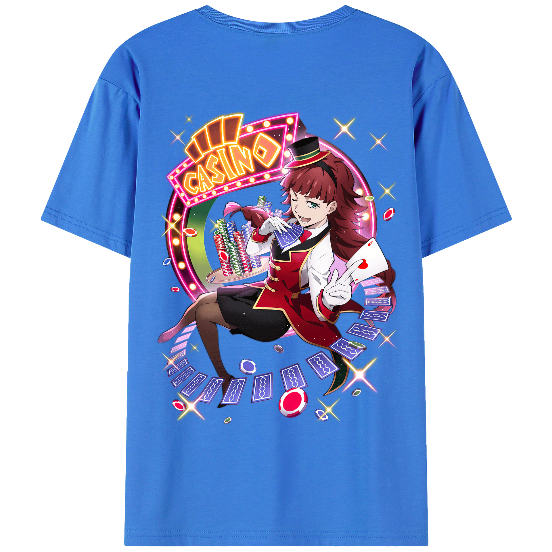 （画像用） 文豪ストレイドッグス Bungo Stray Dogs 綿100％ メンズ半袖Tシャツ（バックプリント） 通気性