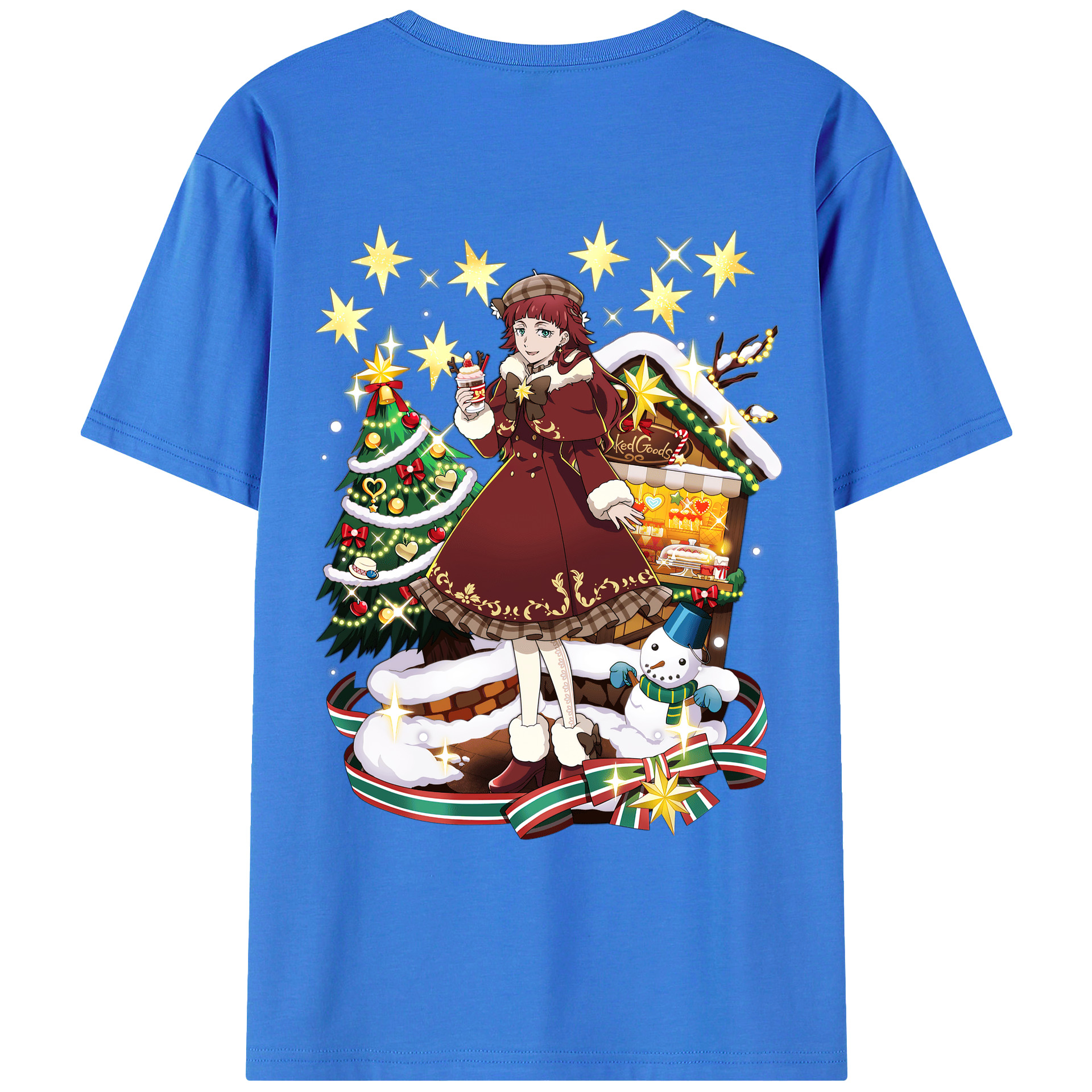 （画像用） 文豪ストレイドッグス Bungo Stray Dogs 綿100％ メンズ半袖Tシャツ（バックプリント） 通気性