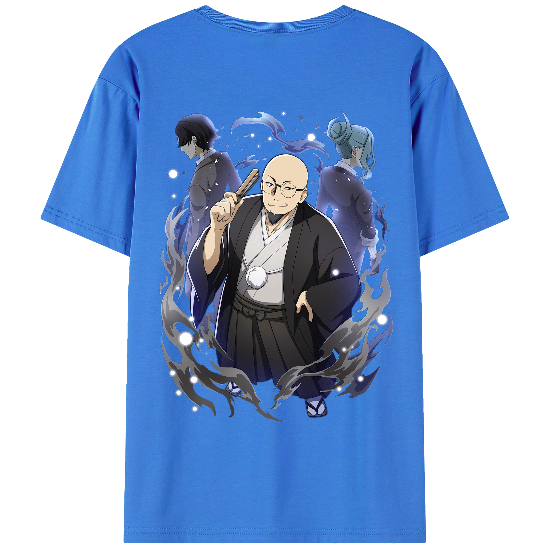 （画像用） 文豪ストレイドッグス Bungo Stray Dogs 綿100％ メンズ半袖Tシャツ（バックプリント） 通気性